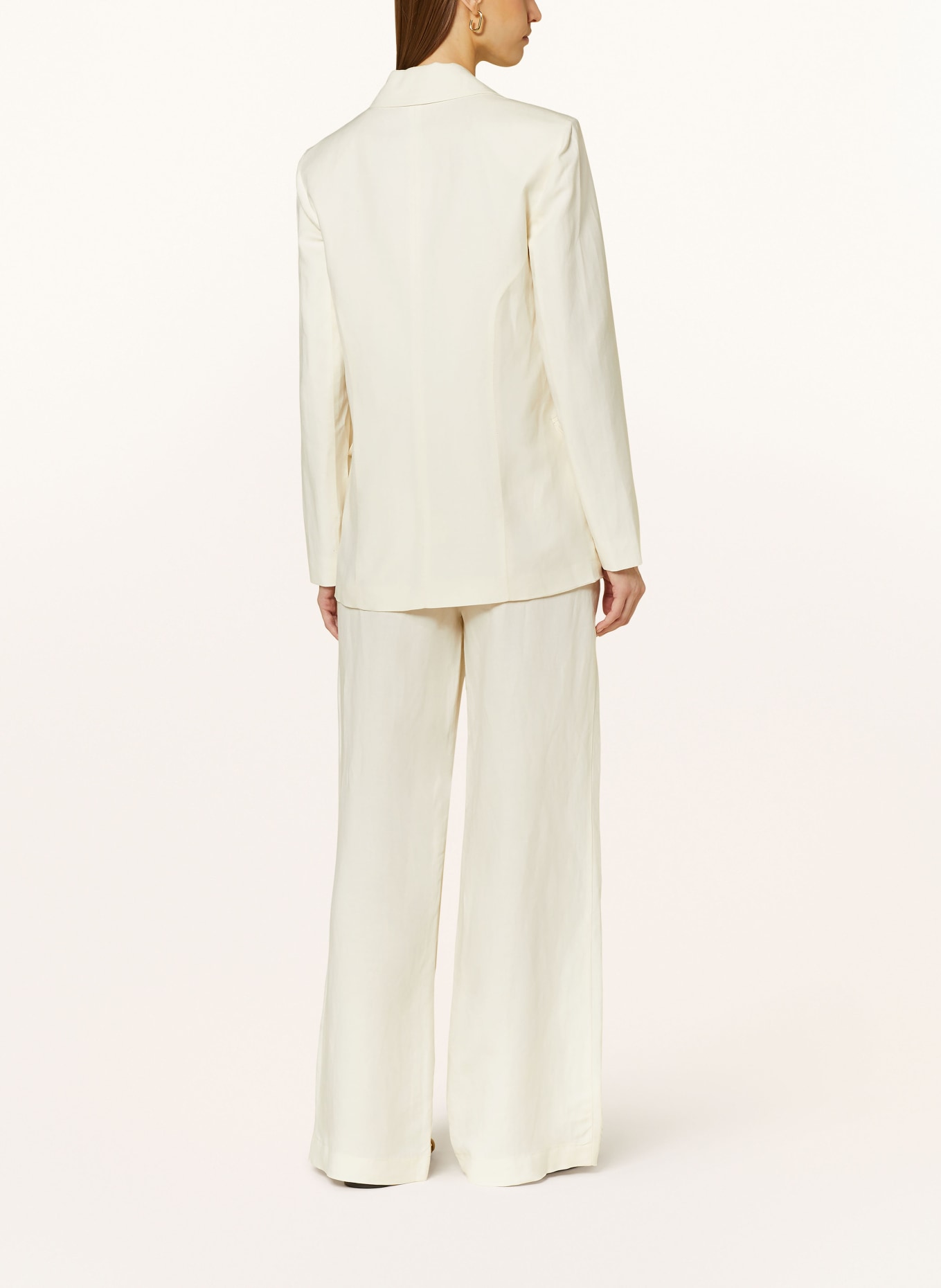 PATRIZIA PEPE Blazer with linen, Color: WHITE (Image 3)