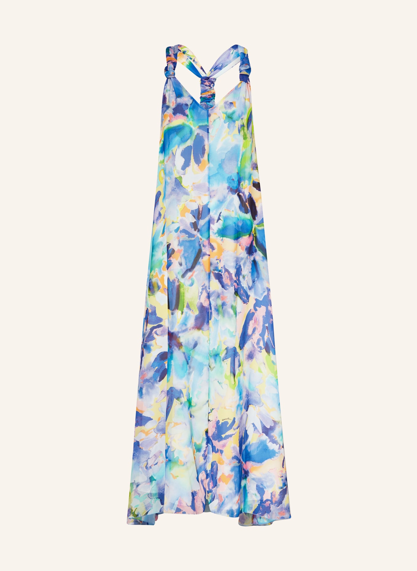 PATRIZIA PEPE Kleid: BLAU / GRÜN / ORANGE