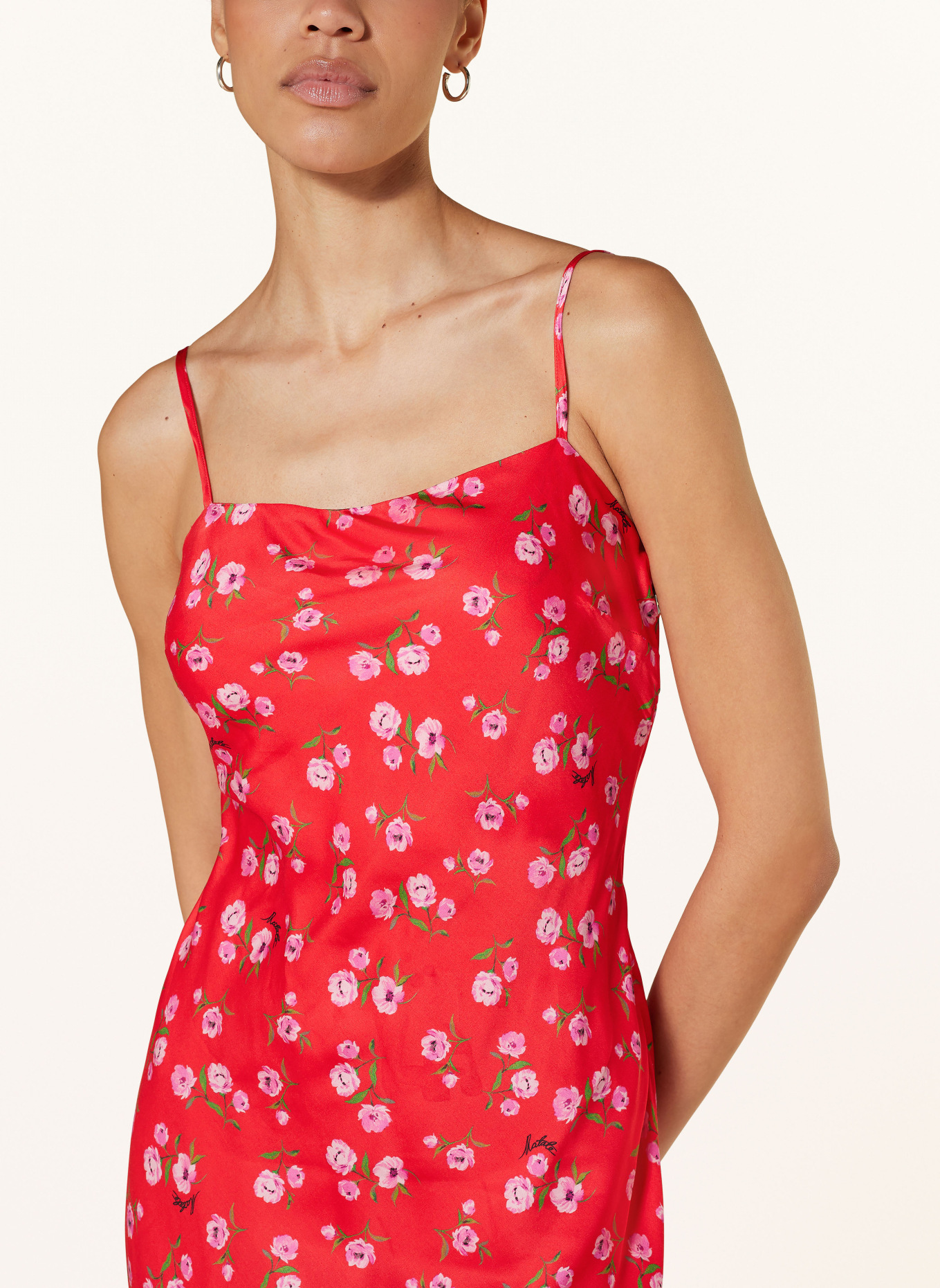 ROTATE Dress, Color: RED/ PINK/ GREEN (Image 4)
