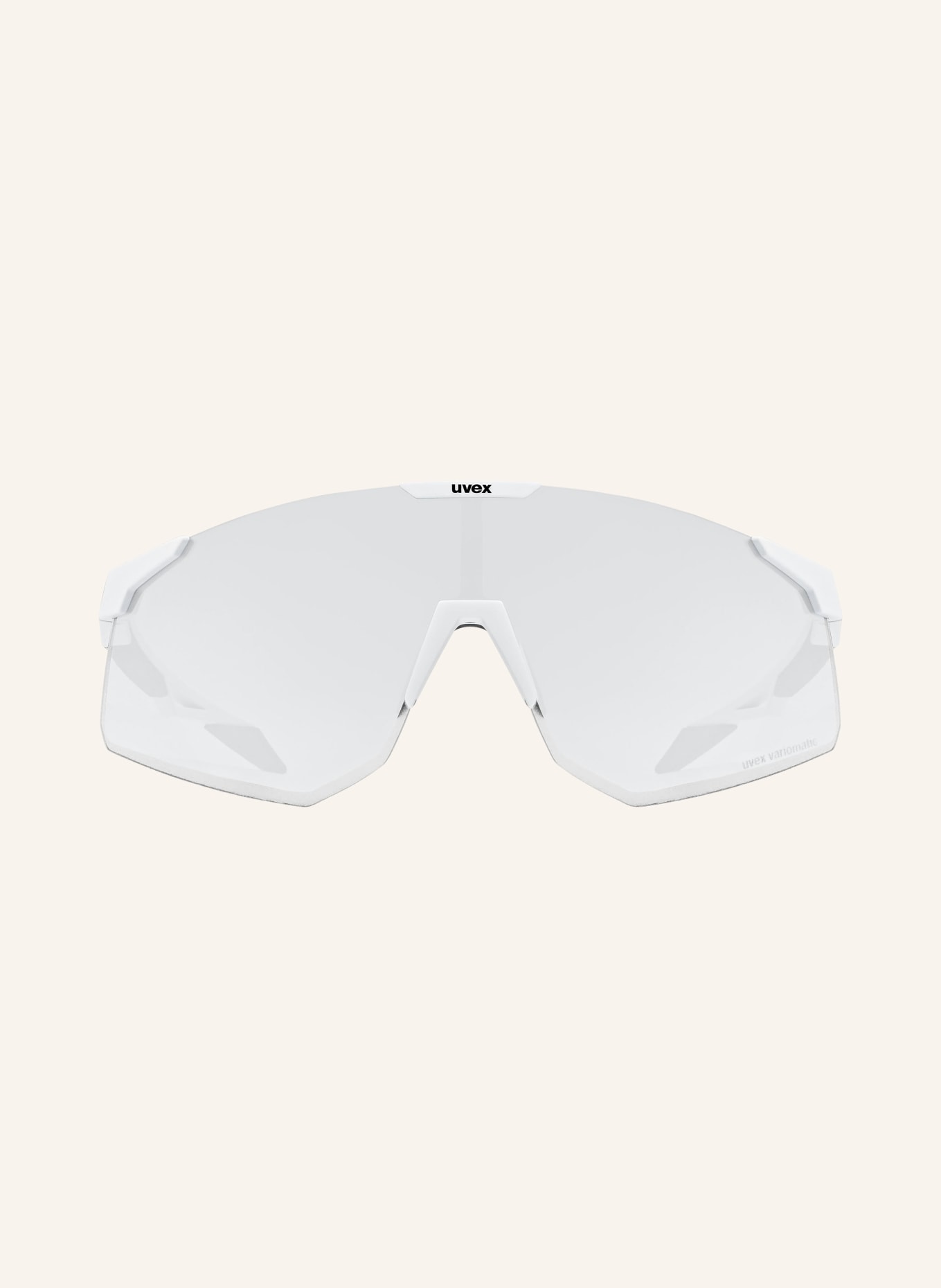 uvex Cycling glasses PACE PERFORM S V, Color: 01403 - MATTE WHITE / TRANSPARENT (Image 2)
