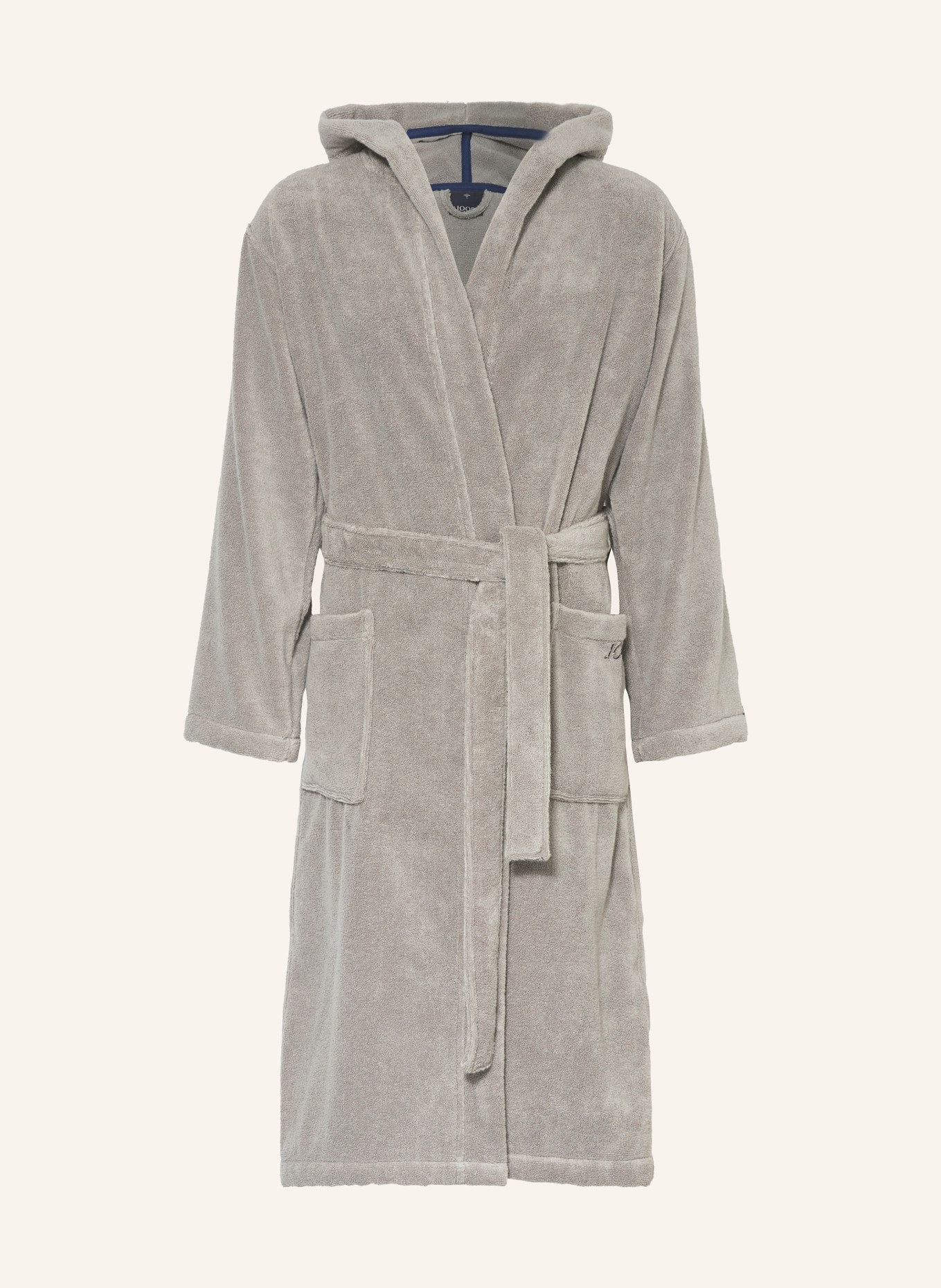 JOOP! Men’s bathrobe with hood, Color: GRAY (Image 1)