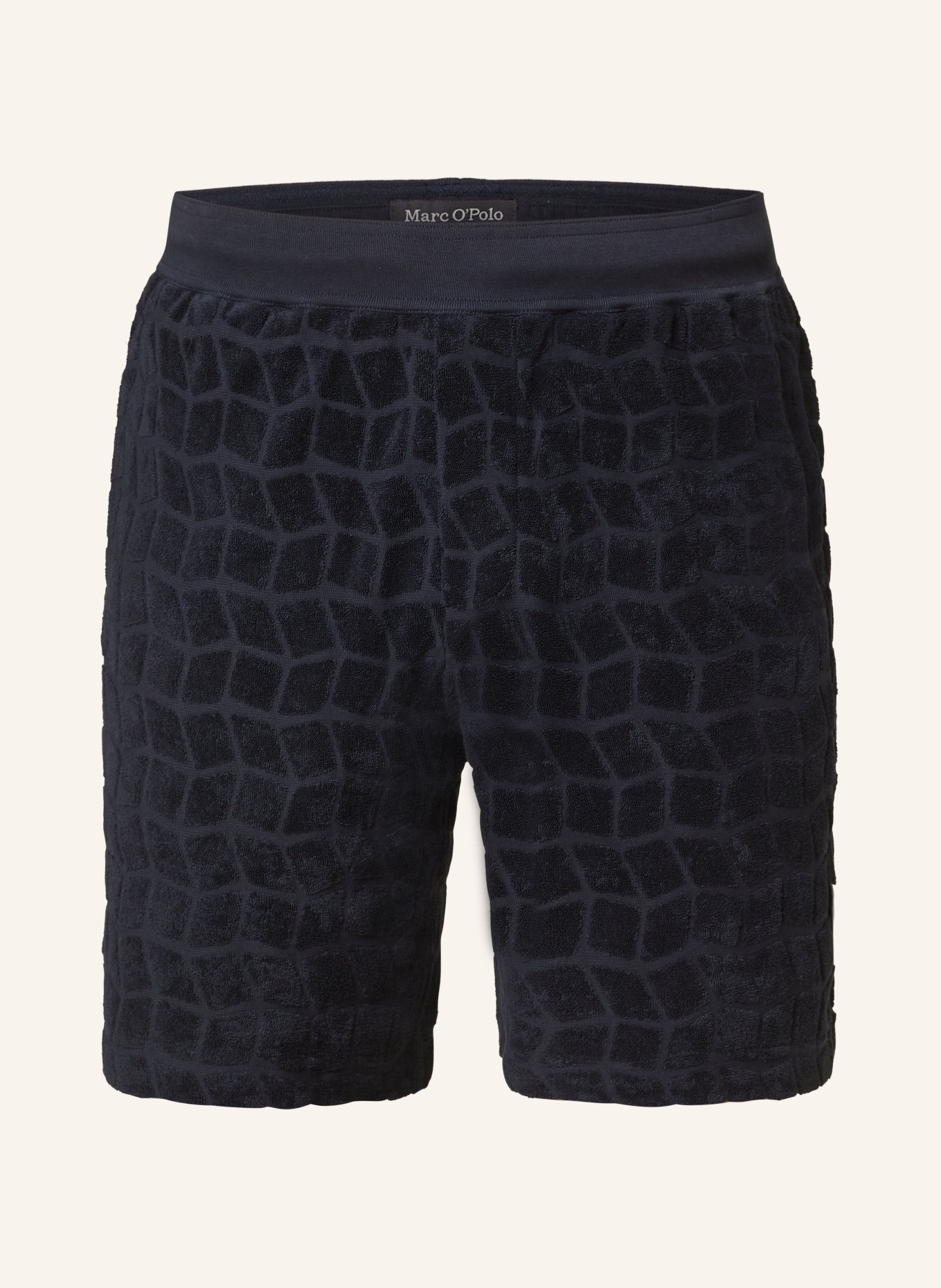 Marc O'Polo Terry cloth shorts regular fit, Color: DARK BLUE (Image 1)
