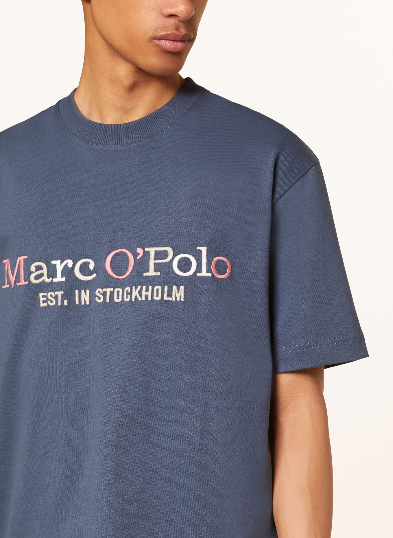 Marc O'Polo T-shirt, Color: BLUE GRAY (Image 4)