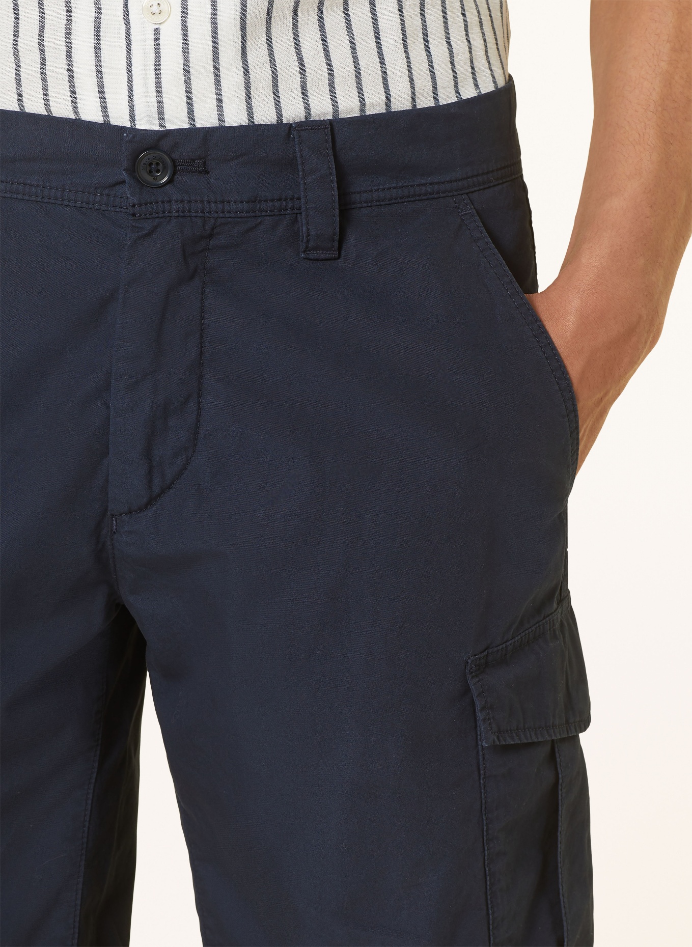 Marc O'Polo Cargoshorts RESO Regular Fit, Farbe: DUNKELBLAU (Bild 5)