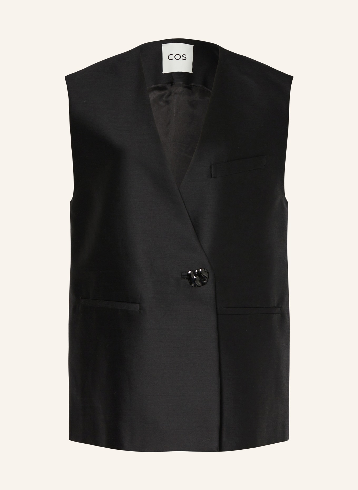 COS Vest, Color: BLACK (Image 1)