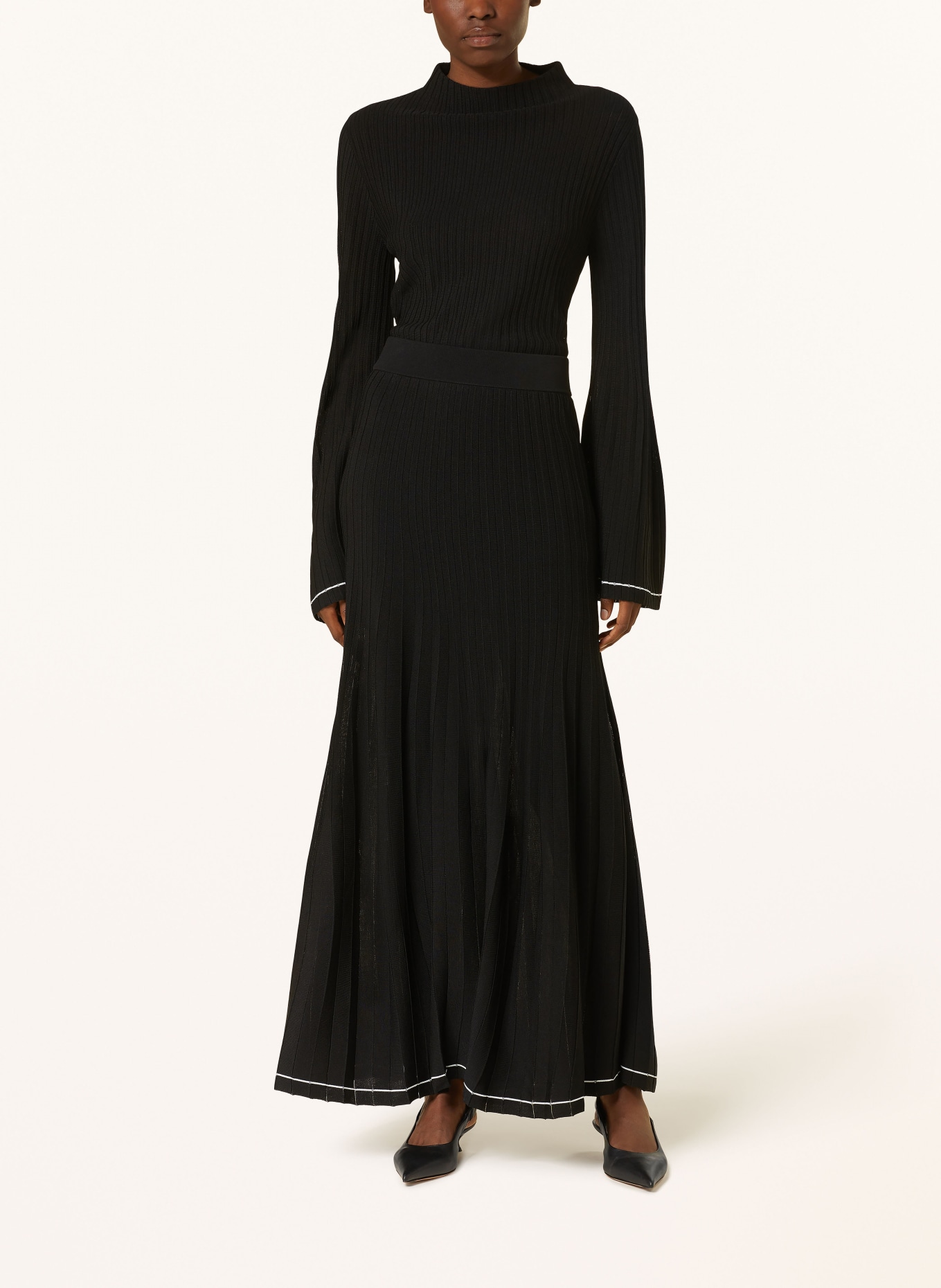 COS Knit skirt, Color: BLACK (Image 2)
