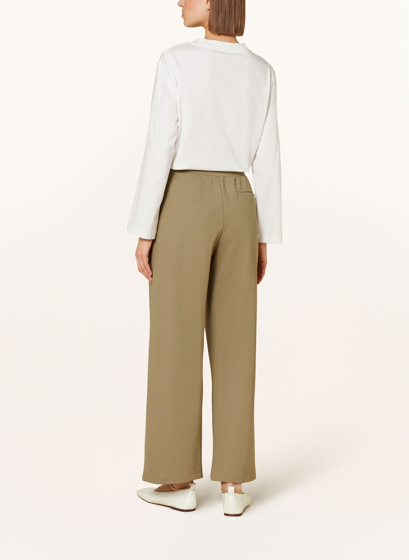 COS Wide leg trousers, Color: OLIVE (Image 3)