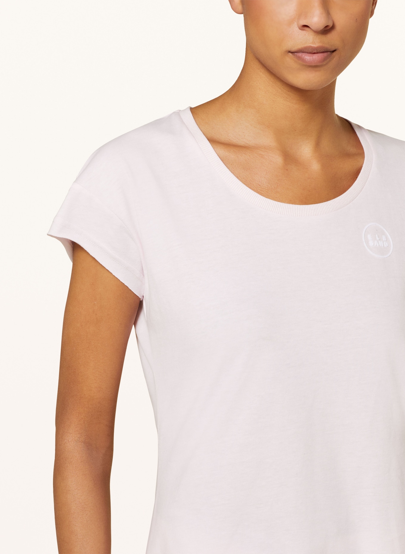 ELBSAND T-shirt RAGNE, Color: LIGHT PINK (Image 4)