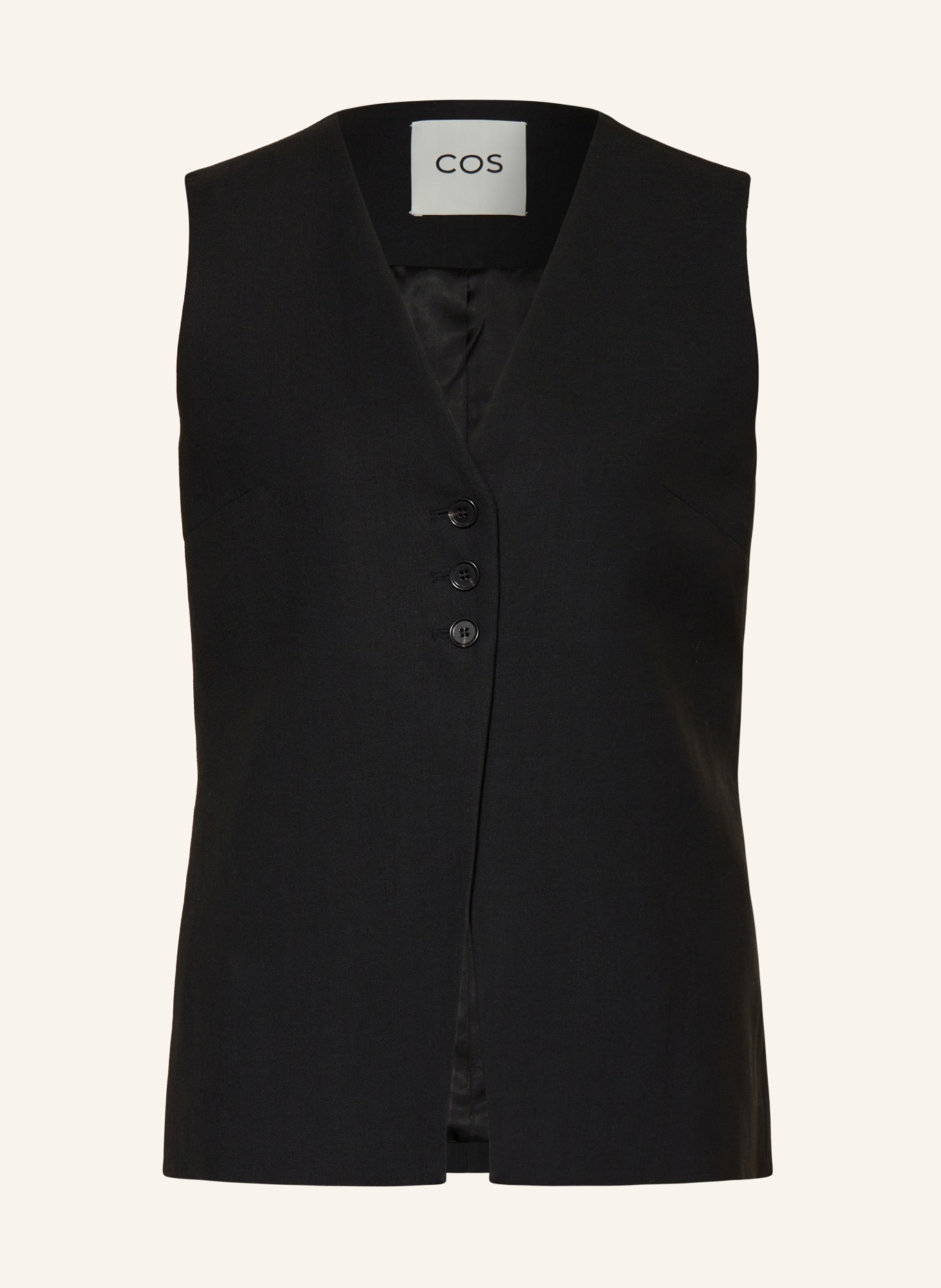 COS Vest, Color: BLACK (Image 1)