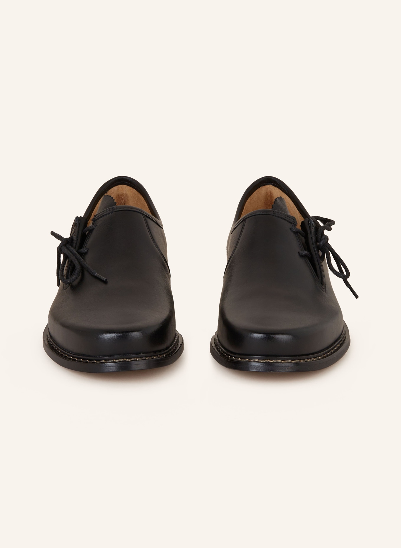 dirndl+bua Trachten lace-up shoes, Color: BLACK (Image 3)