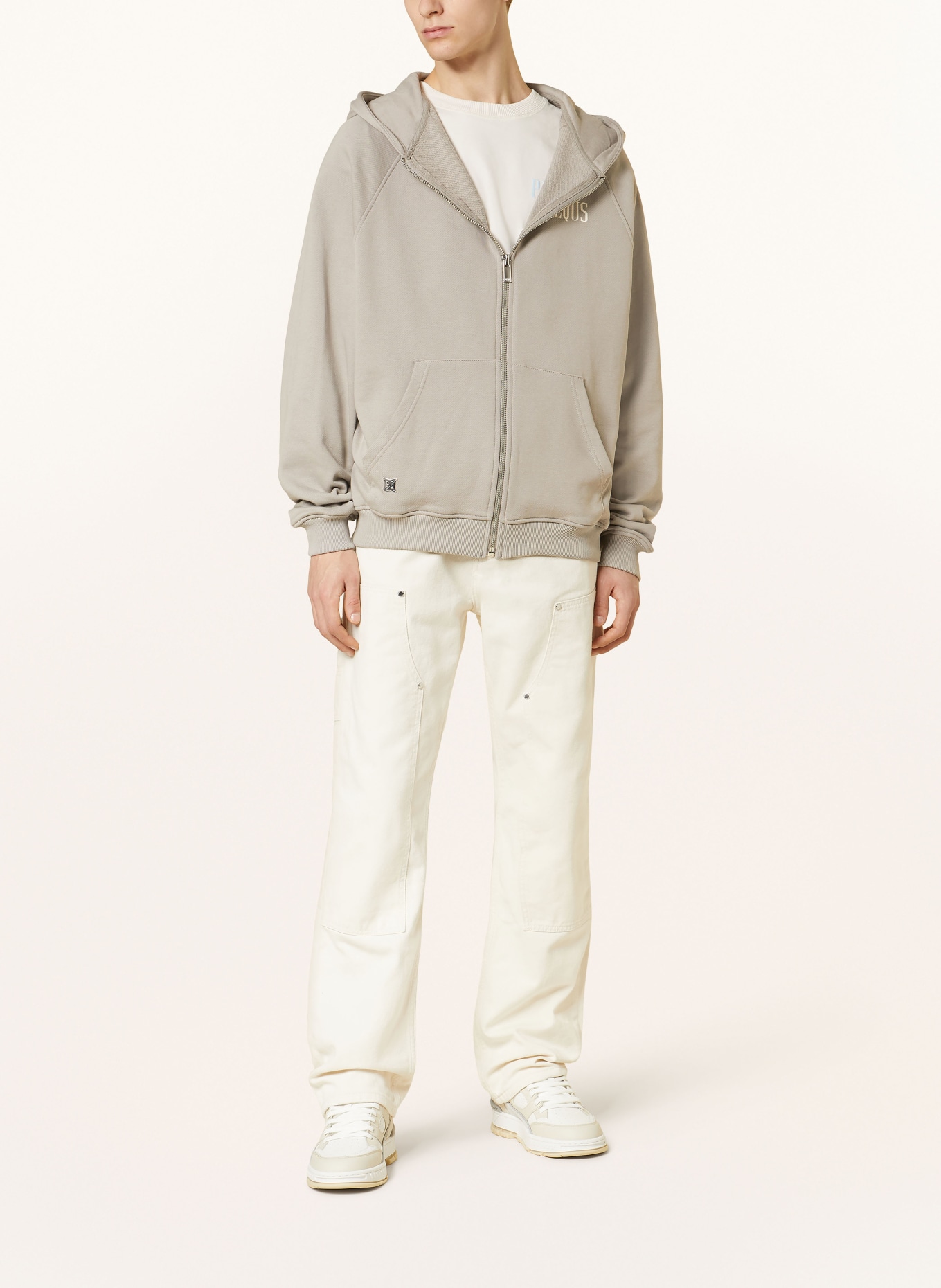 PEQUS Sweat jacket, Color: GRAY (Image 3)