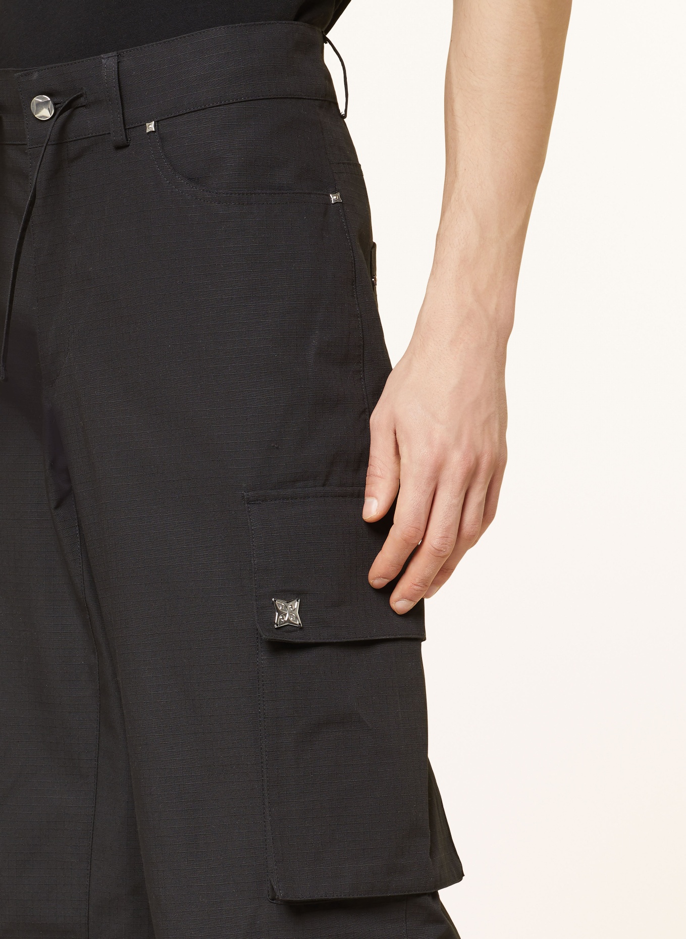 PEQUS Cargo pants regular fit, Color: BLACK (Image 5)
