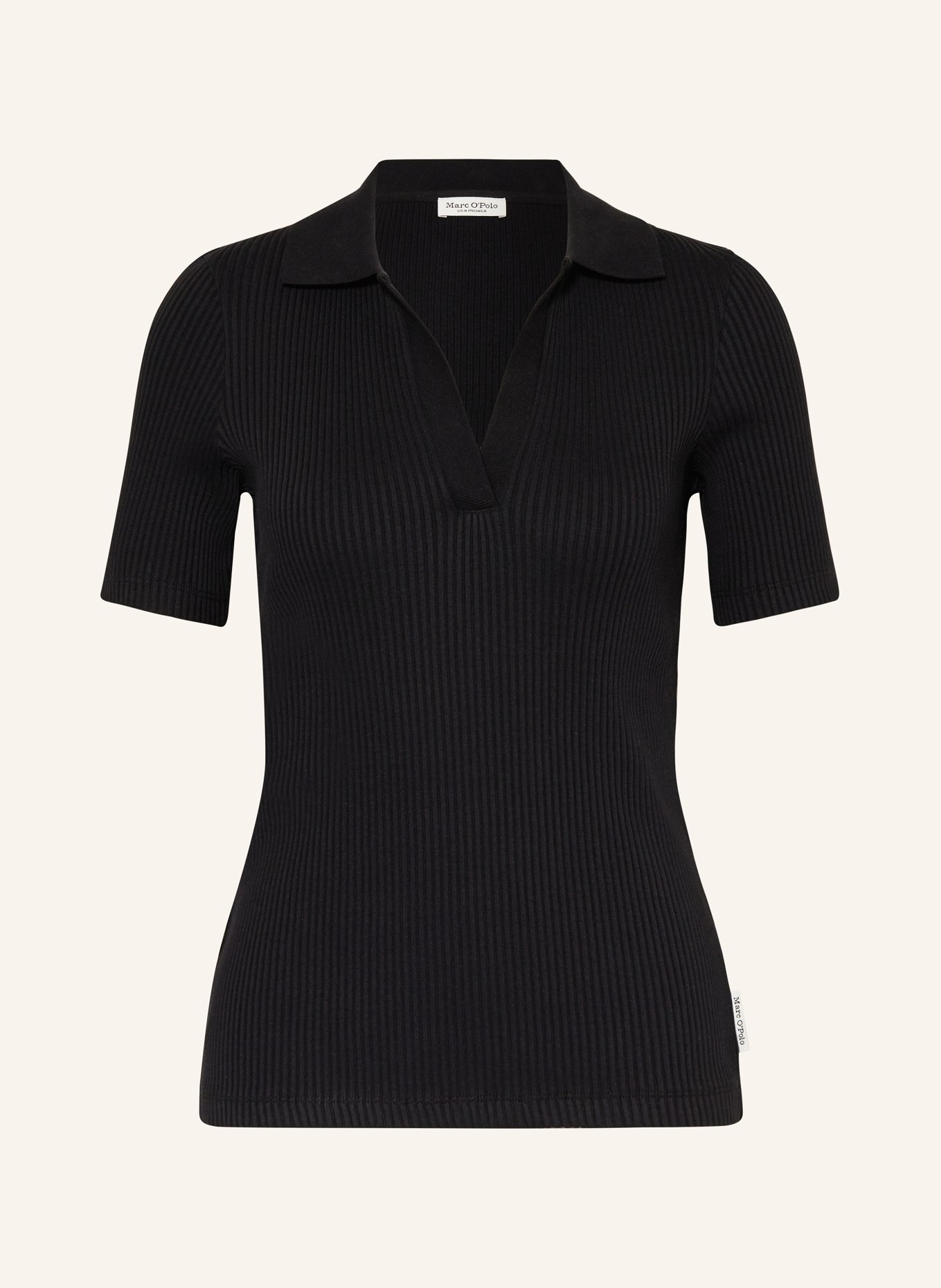 Marc O'Polo Jersey polo shirt, Color: BLACK (Image 1)