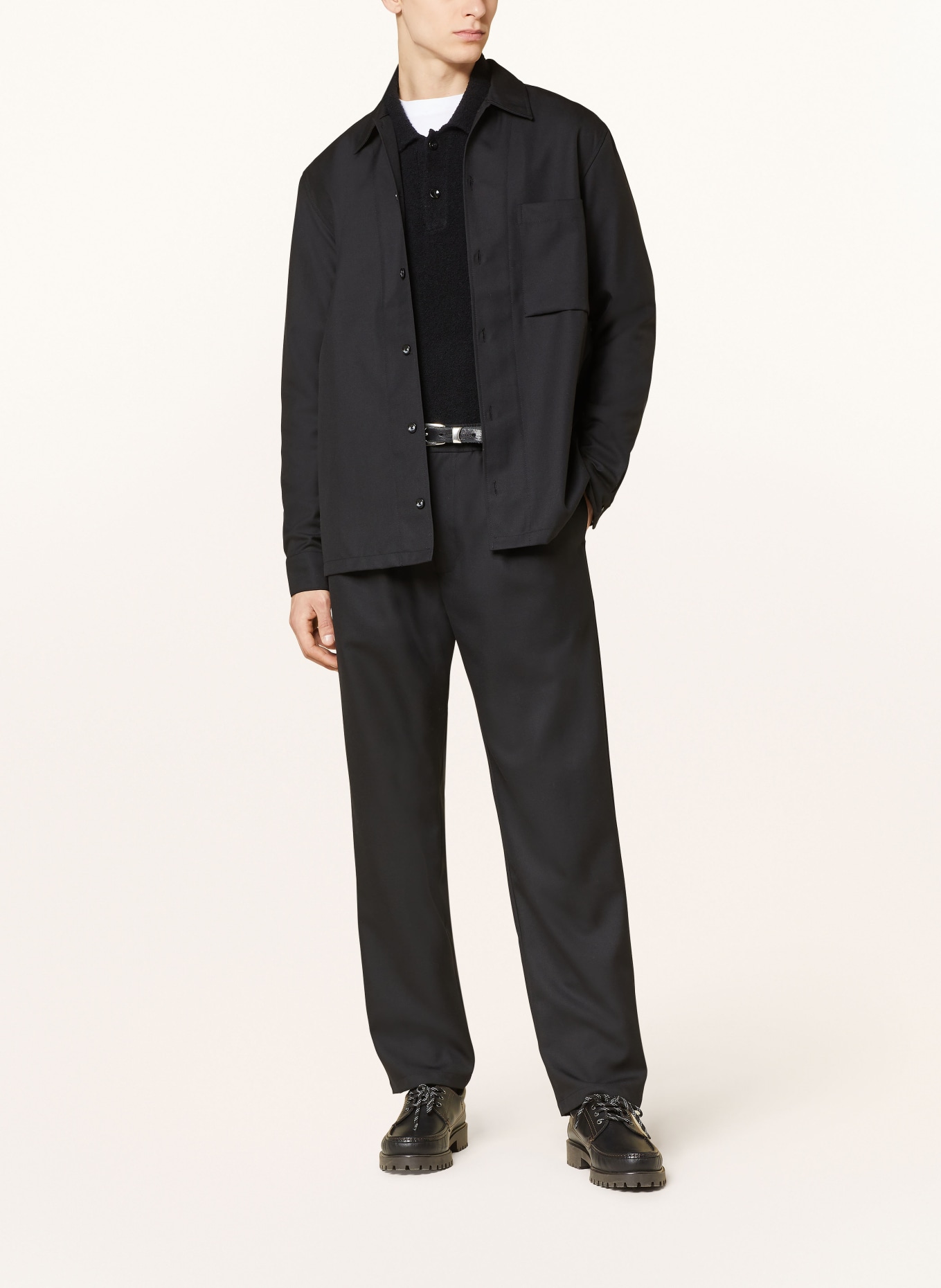 SAMSØE  SAMSØE Overshirt SADAMON: SCHWARZ