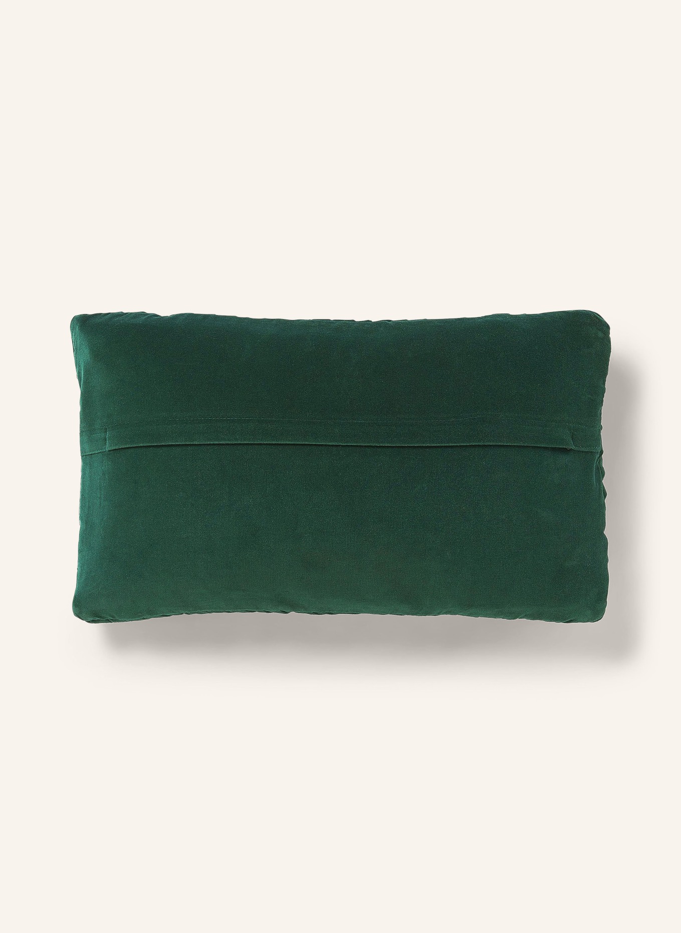 Westwing Collection Decorative cushion cover SINA in velvet, Color: DARK GREEN (Image 2)