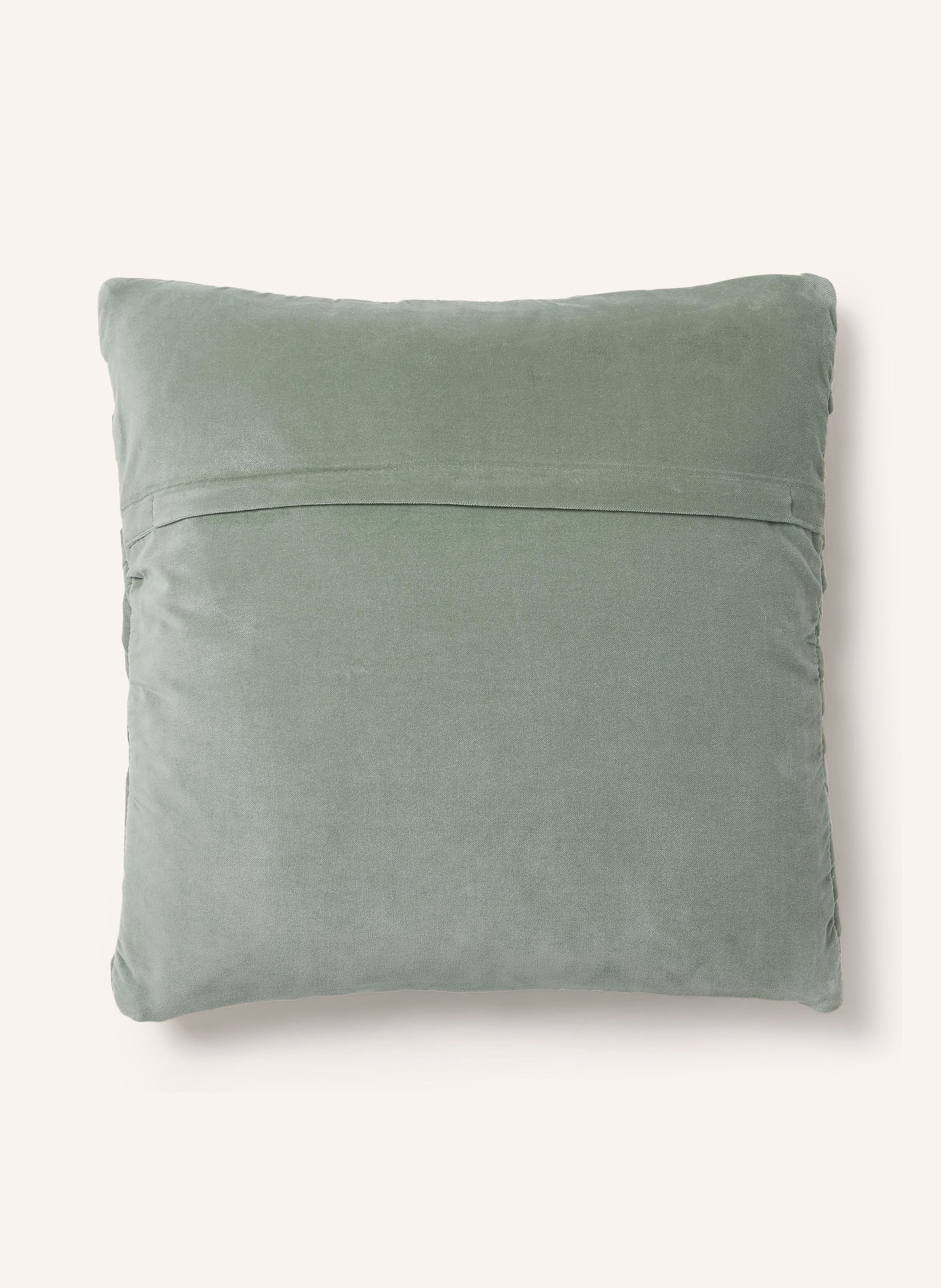 Westwing Collection Decorative cushion cover SINA in velvet, Color: GREEN (Image 2)