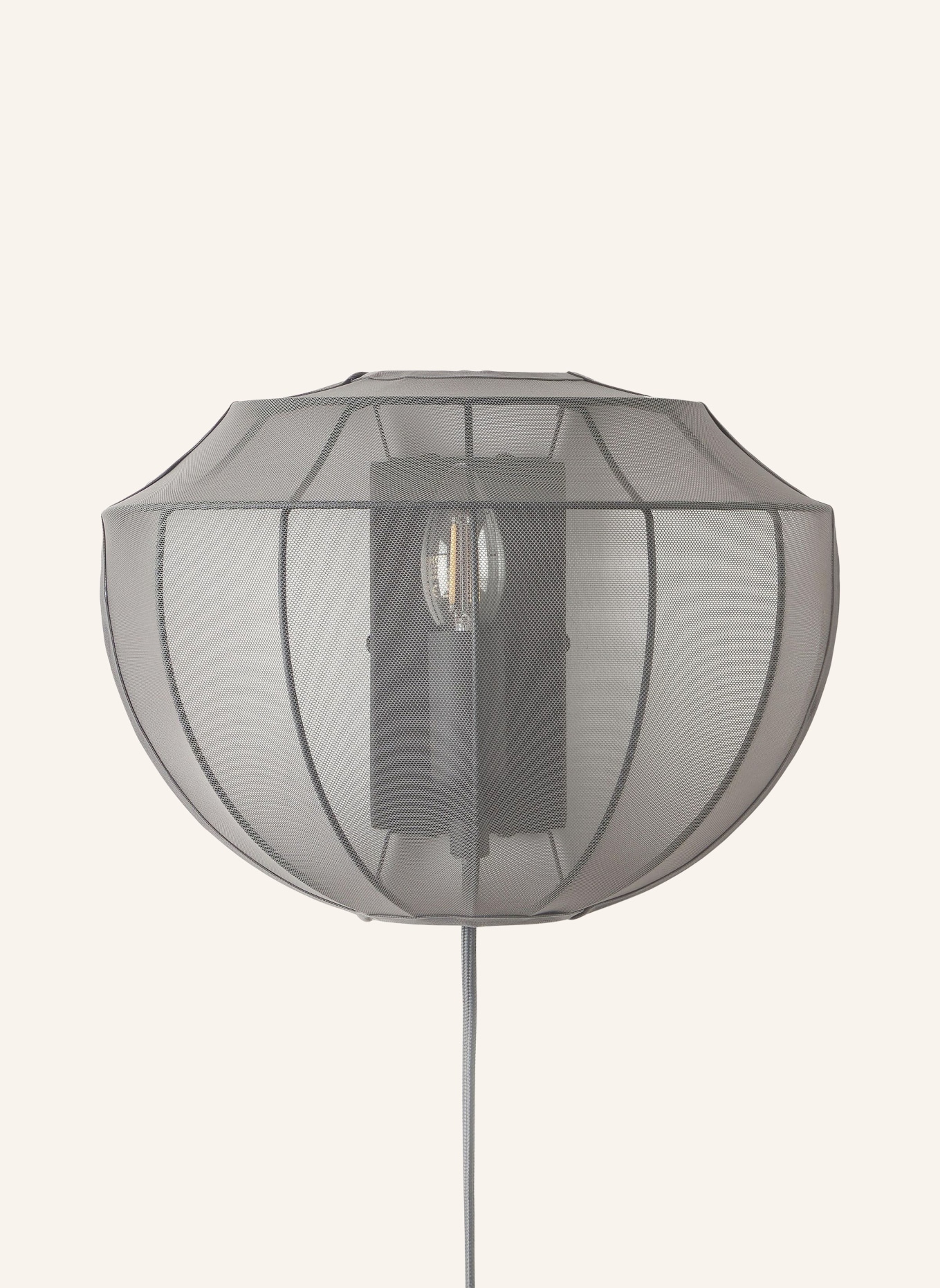 Westwing Collection Lampa ścienna BEAU, Kolor: SZARY (Obrazek 1)