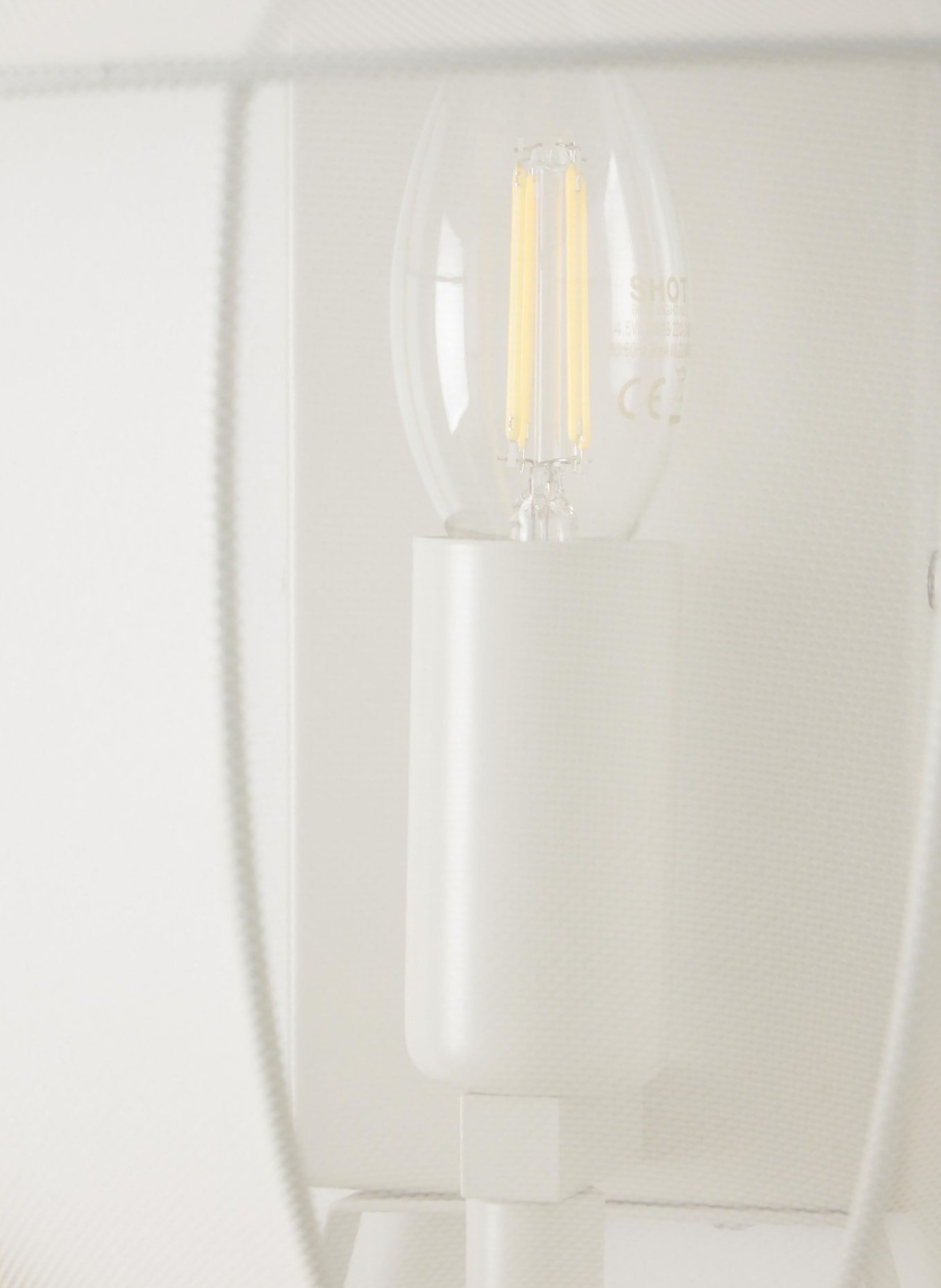 Westwing Collection Lampa ścienna BEAU, Kolor: ECRU (Obrazek 3)