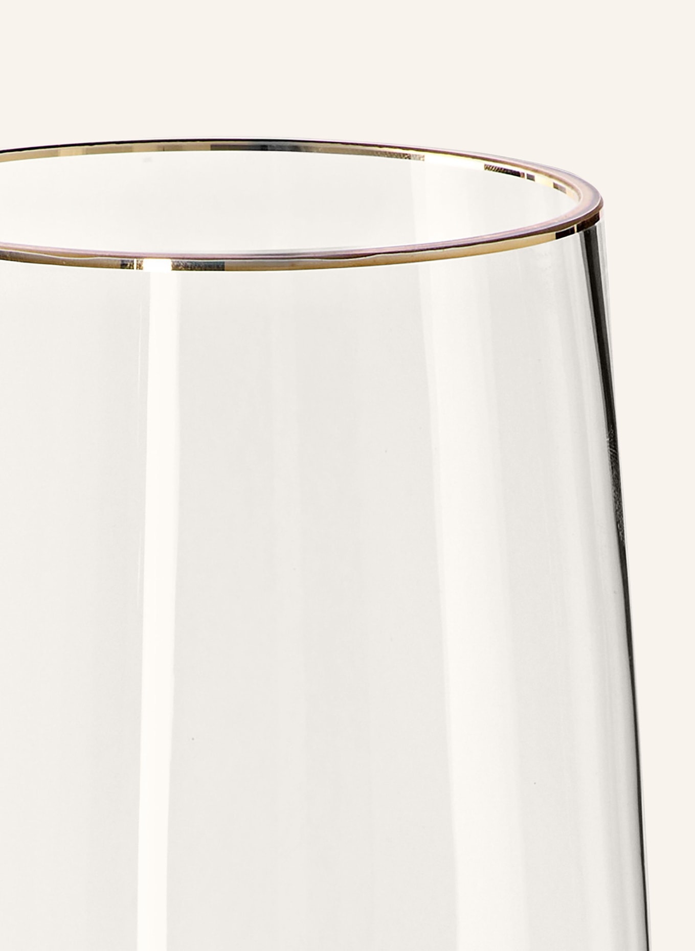 Westwing Collection Vase MYLA, Color: WHITE/ GOLD (Image 2)