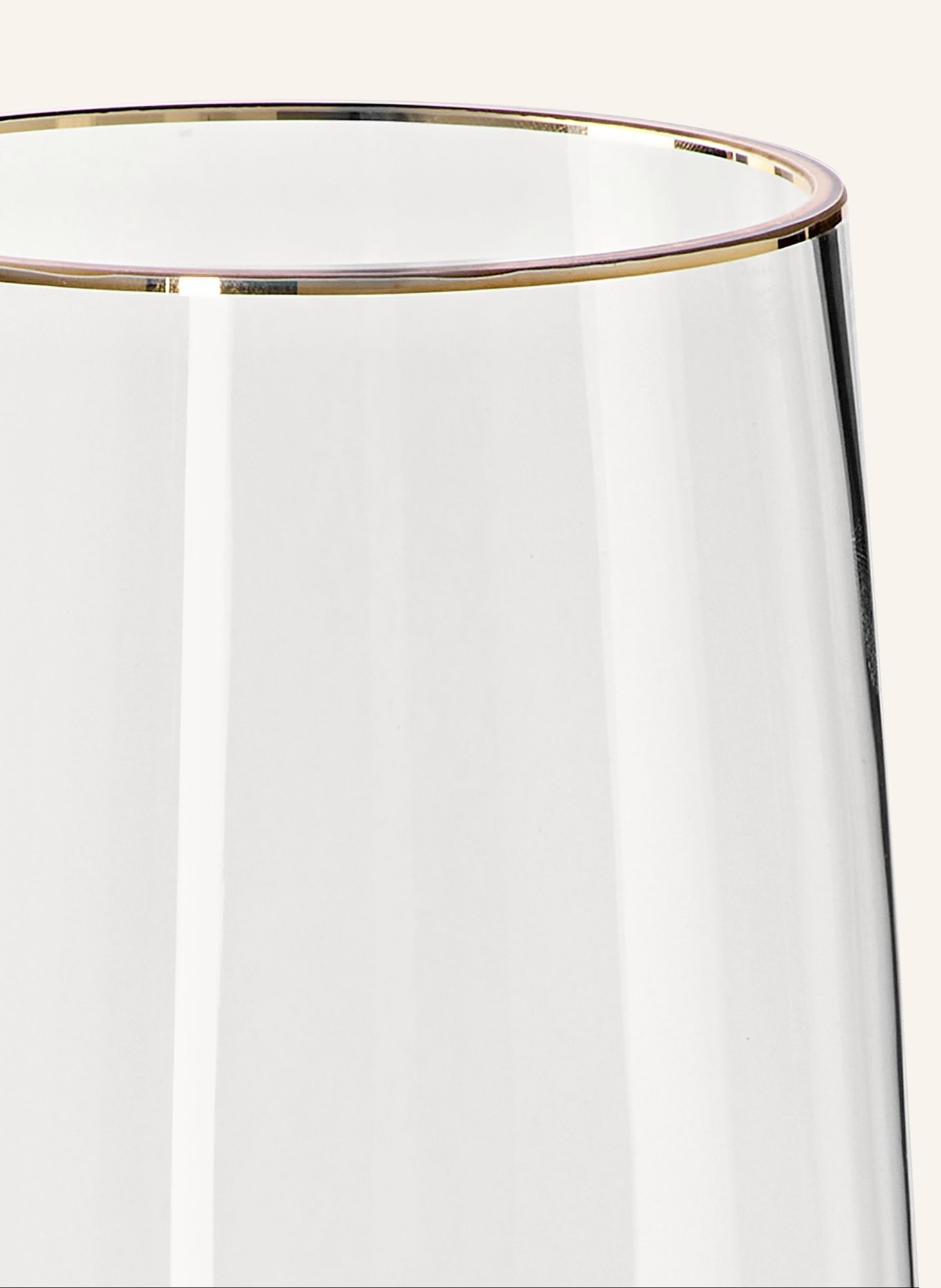 Westwing Collection Vase MYLA, Farbe: WEISS/ GOLD (Bild 2)