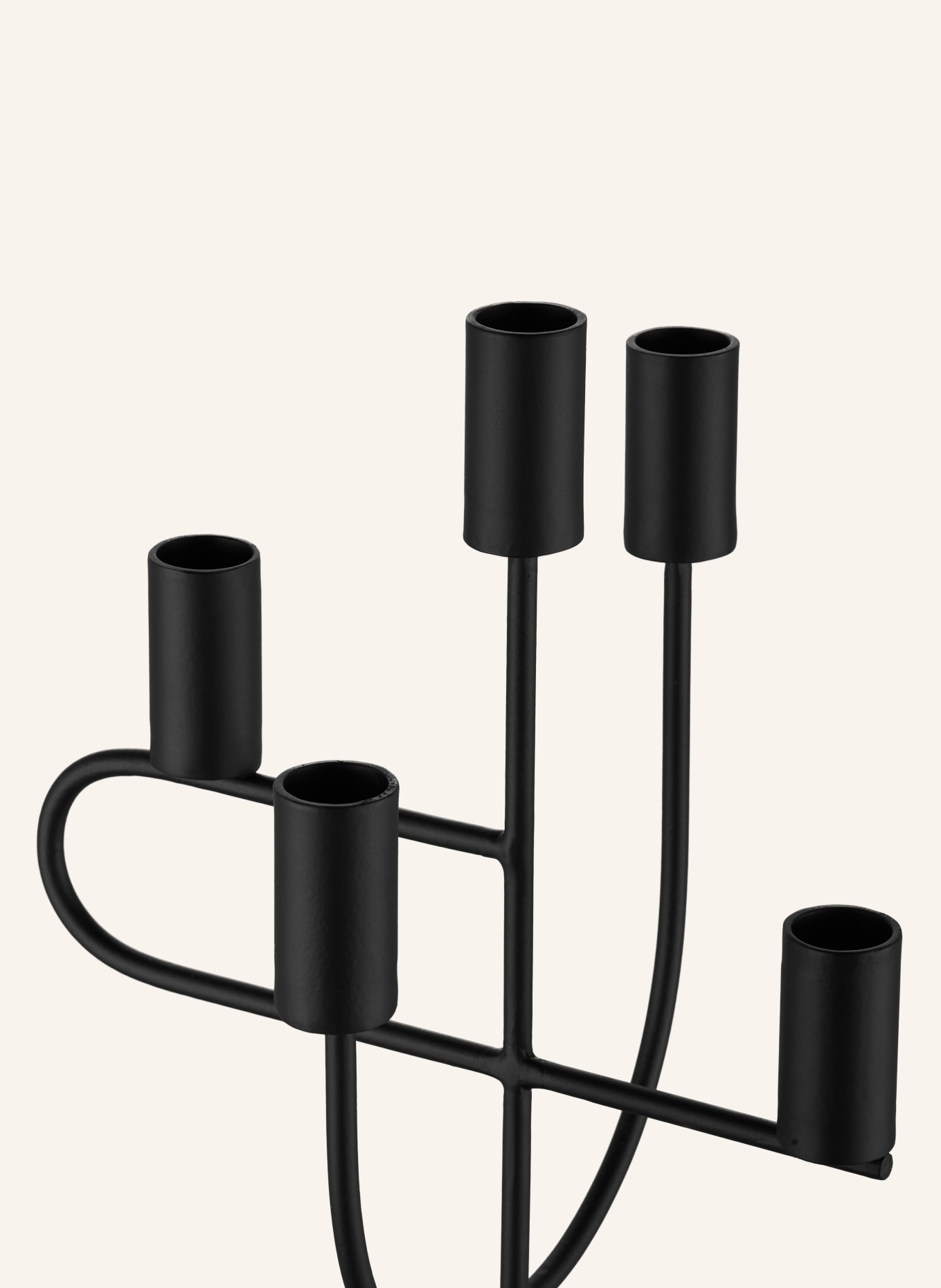 Westwing Collection Candleholder REEM, Color: BLACK (Image 2)