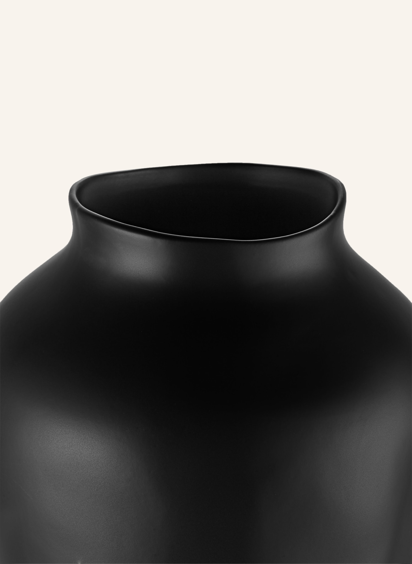 Westwing Collection Vase LATONA, Color: BLACK (Image 2)