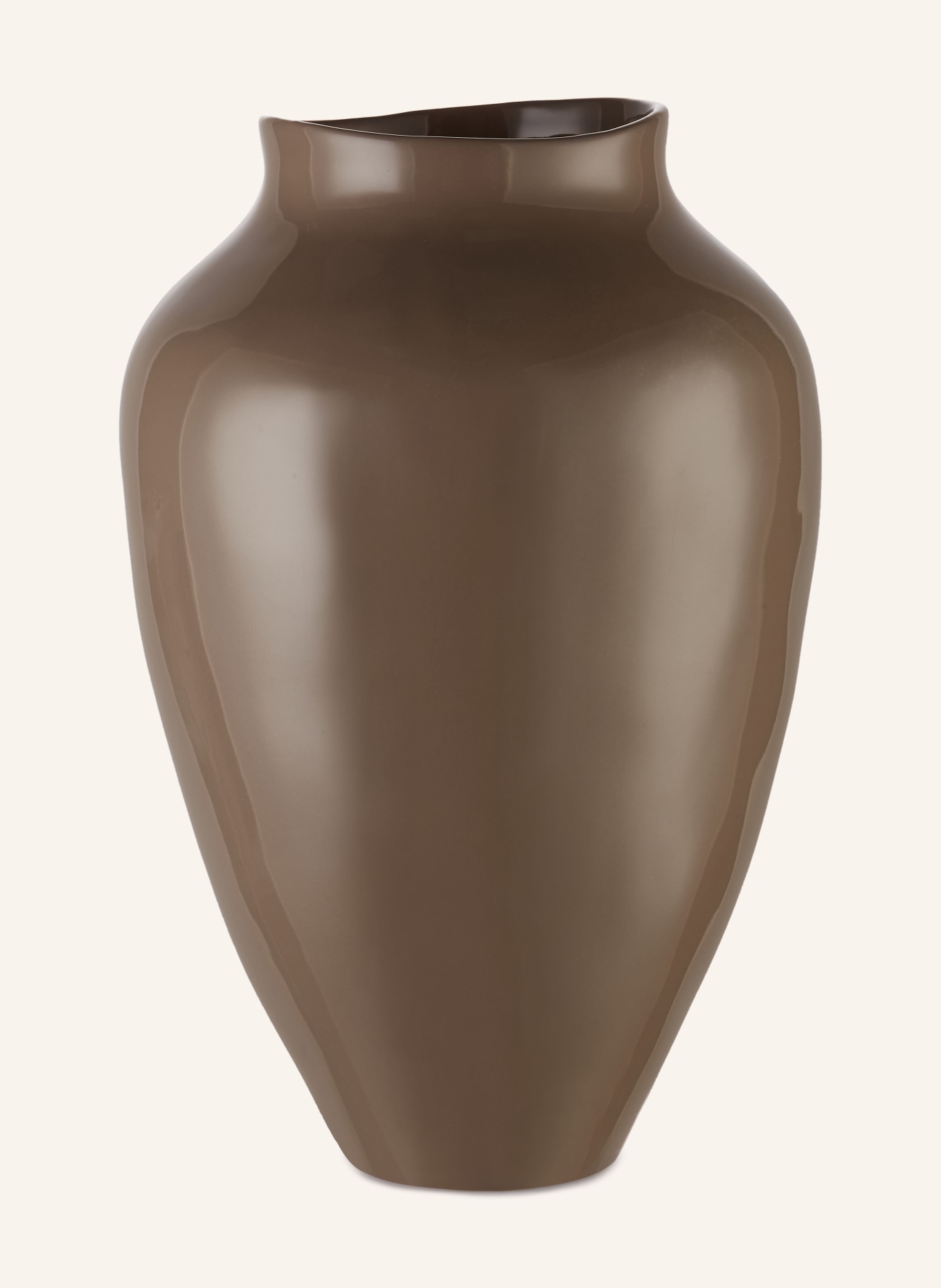 Westwing Collection Vase LATONA, Farbe: TAUPE (Bild 1)
