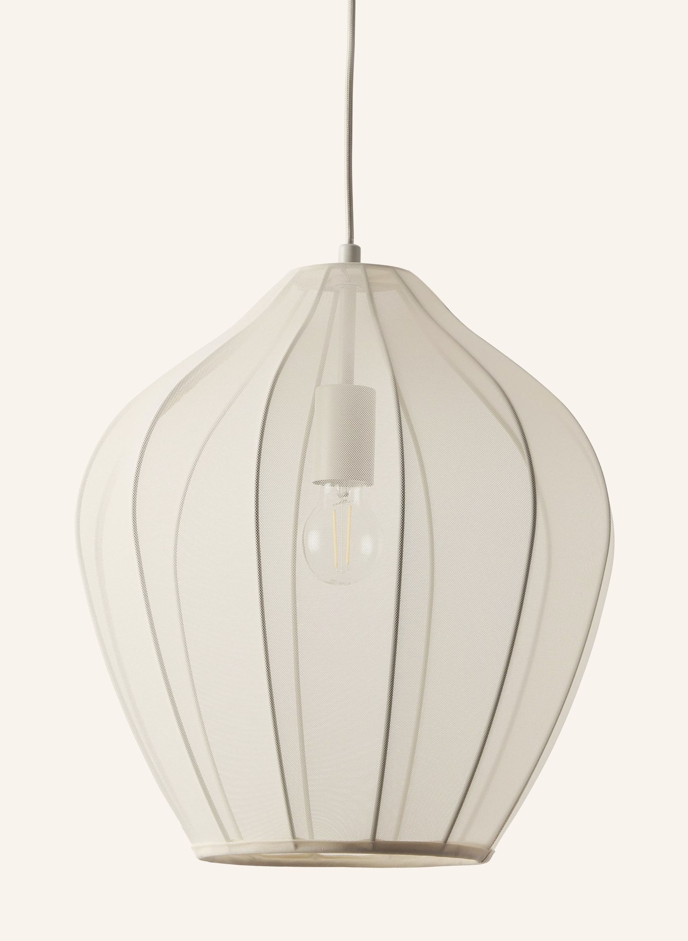 Westwing Collection Pendelleuchte BEAU, Farbe: CREME (Bild 2)