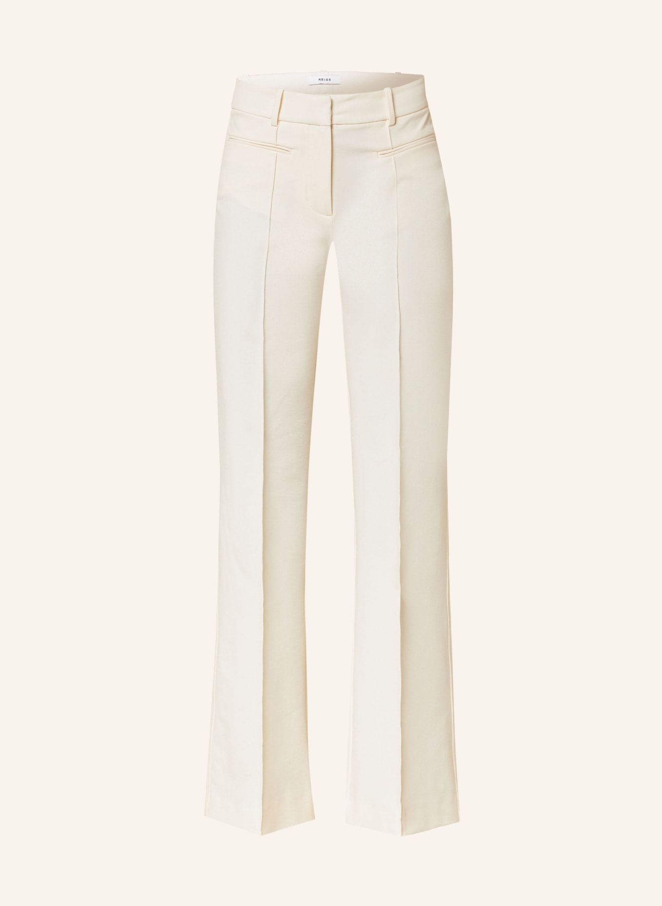 REISS Bootcut trousers CLAUDE, Color: CREAM (Image 1)