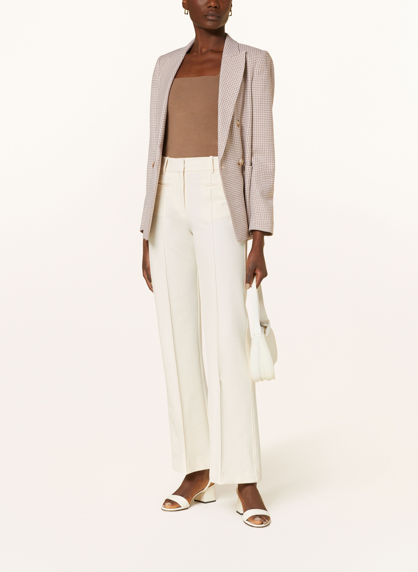 REISS Bootcut trousers CLAUDE, Color: CREAM (Image 2)