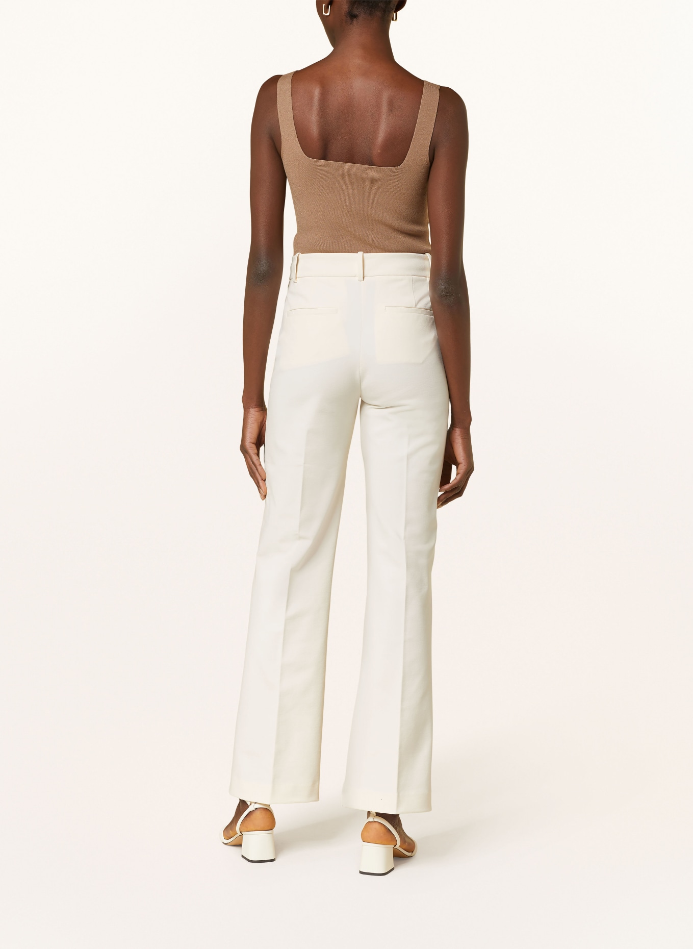 REISS Bootcut trousers CLAUDE, Color: CREAM (Image 3)