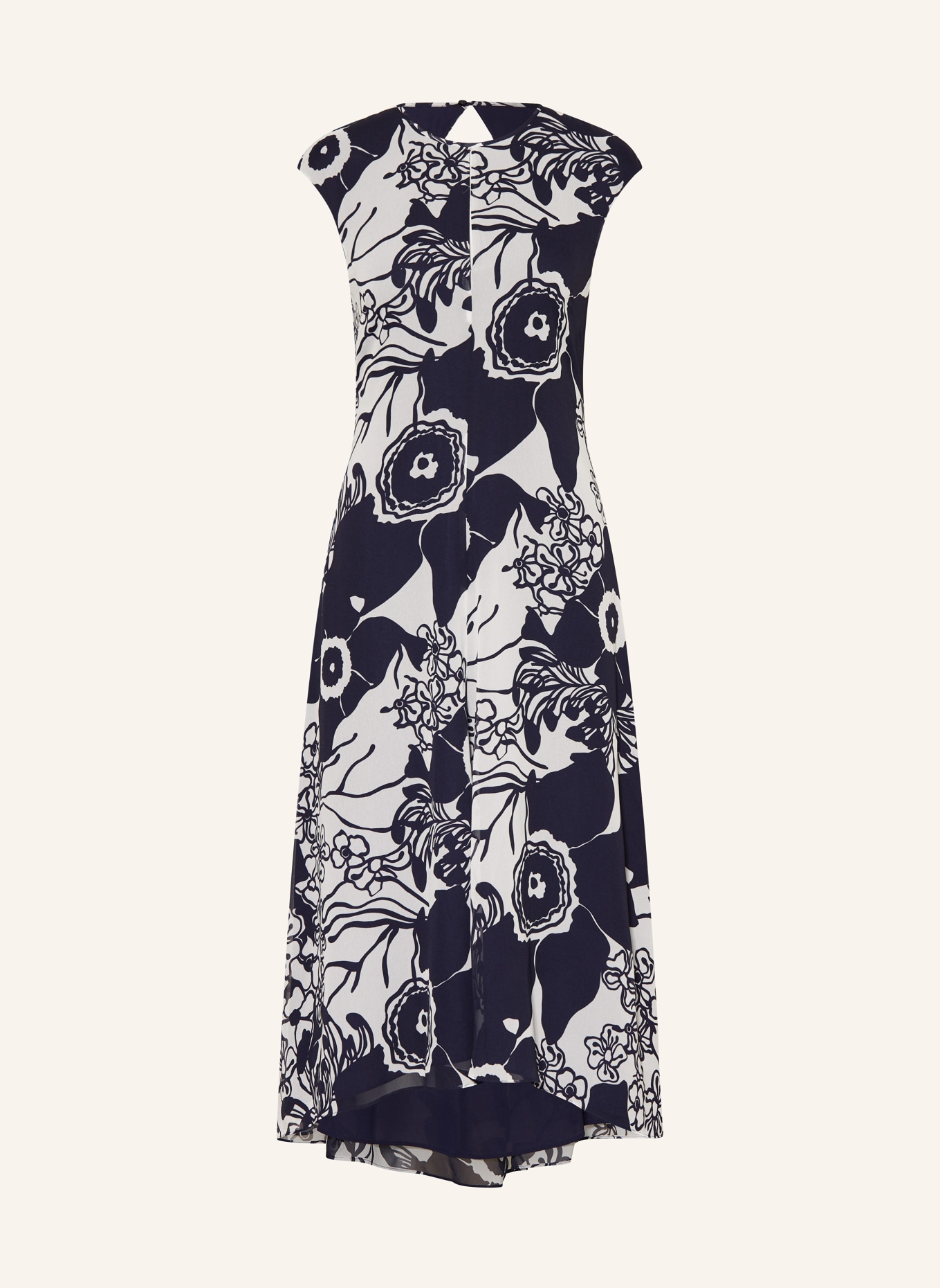 REISS Dress BECCI with cut-out, Color: DARK BLUE/ WHITE (Image 1)