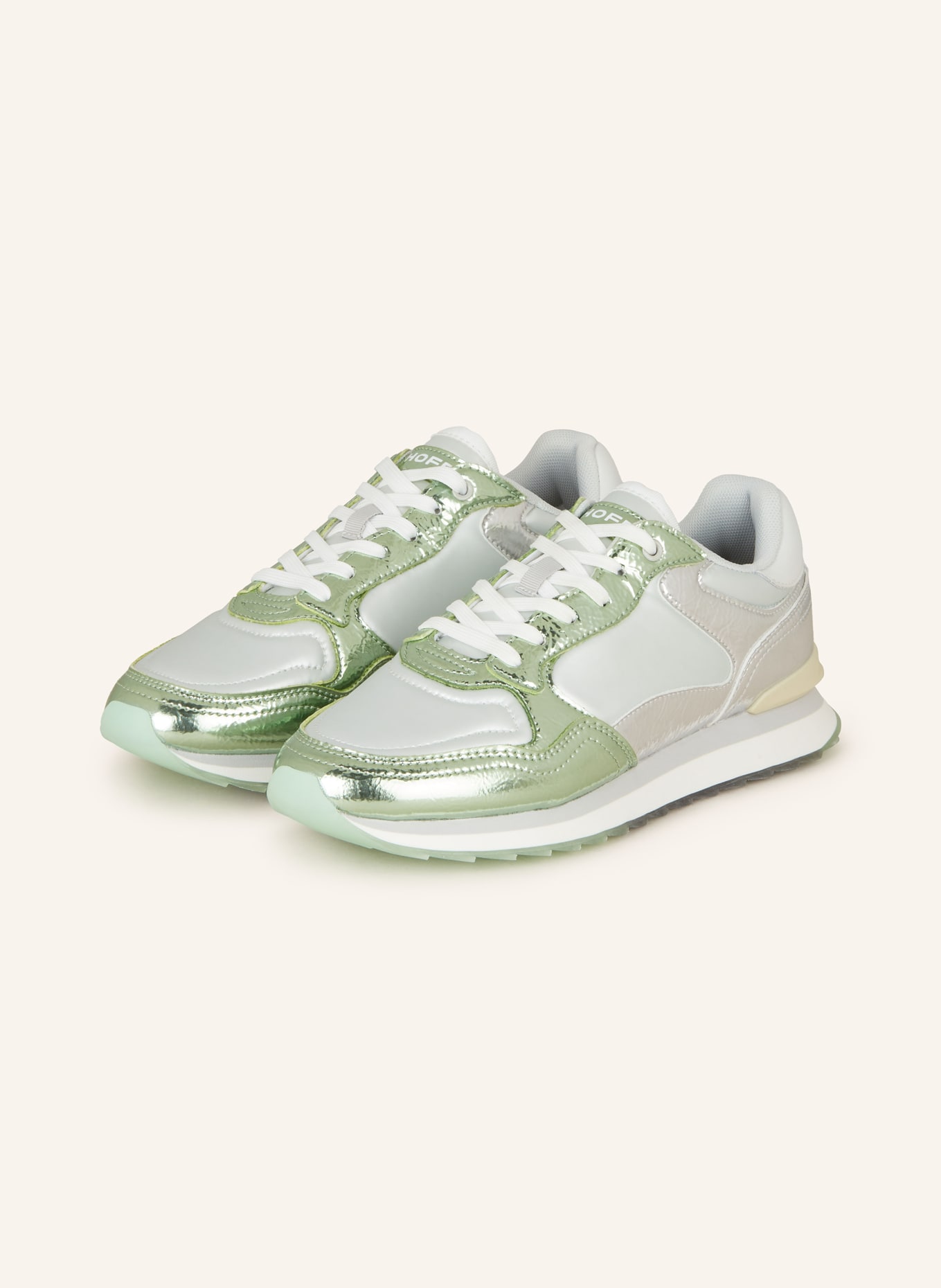 HOFF Sneakers IRON, Color: GREEN/ SILVER (Image 1)