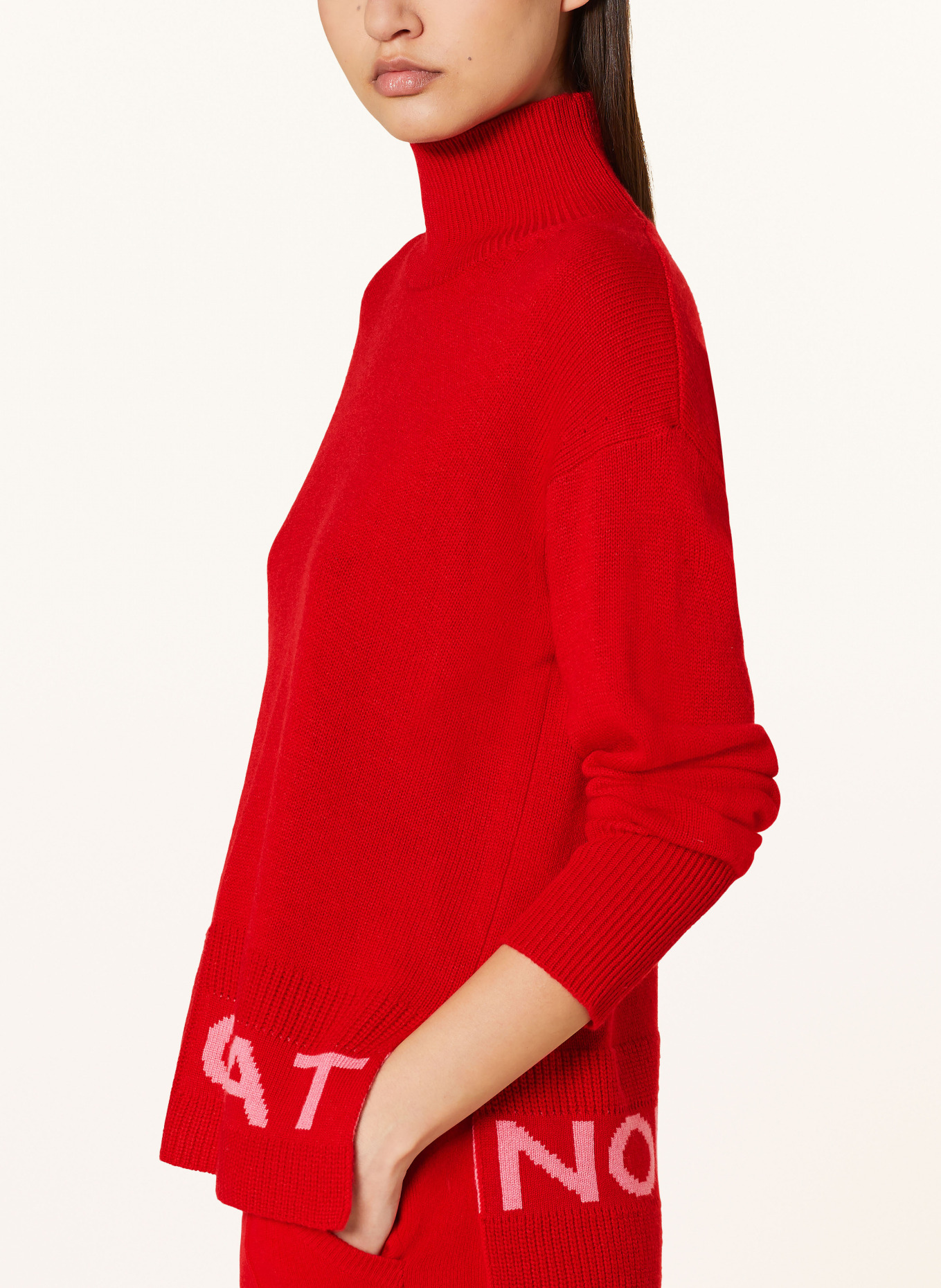 CATNOIR Turtleneck sweater, Color: RED (Image 4)