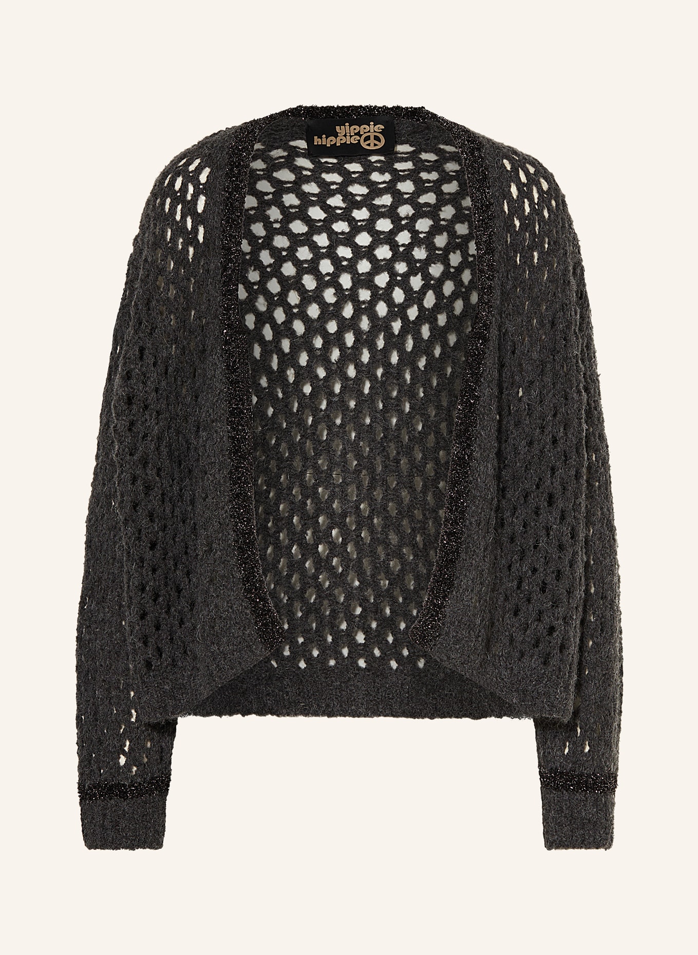 yippie hippie Strickhülle: DUNKELGRAU