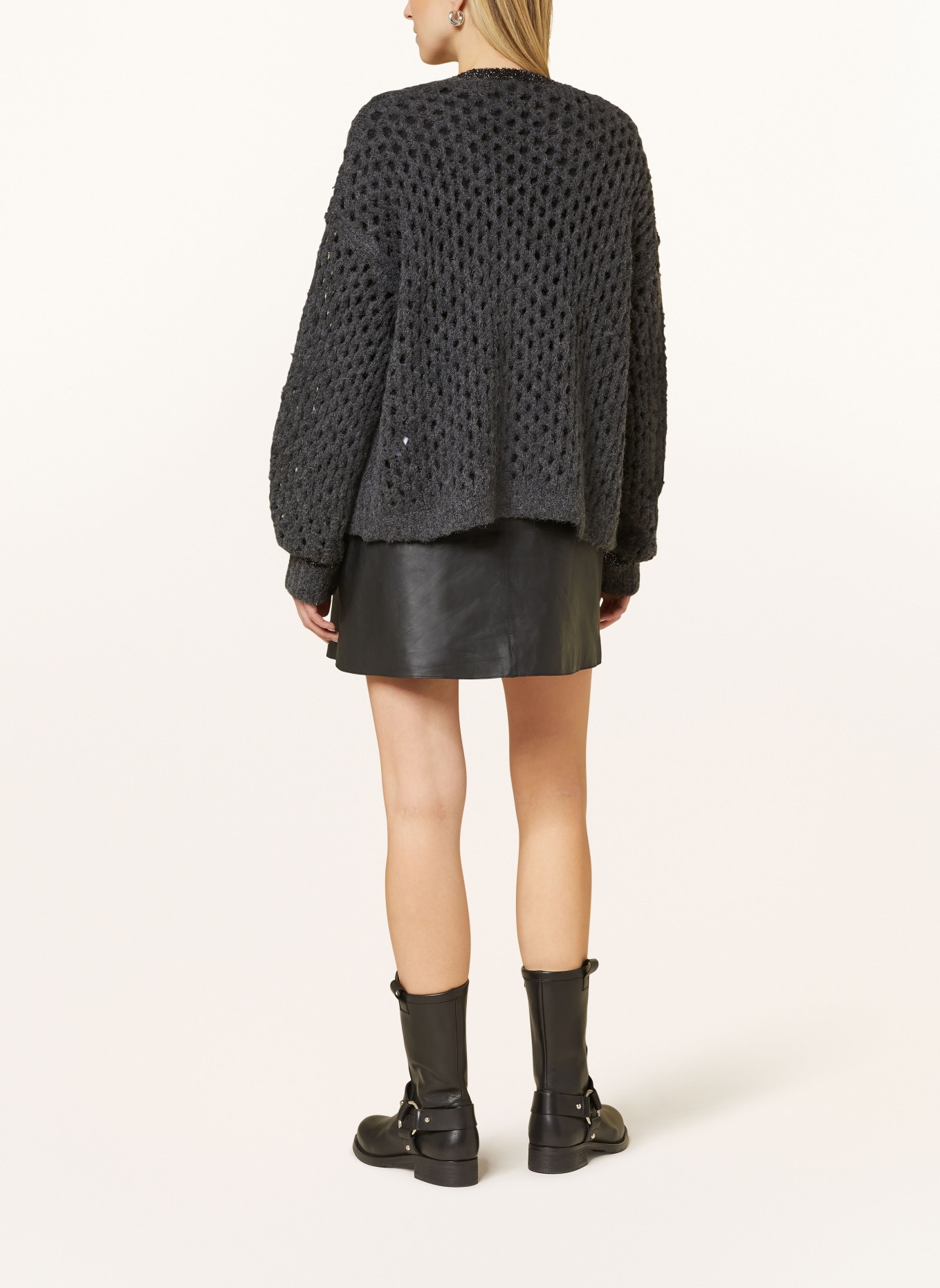 yippie hippie Strickhülle: DUNKELGRAU