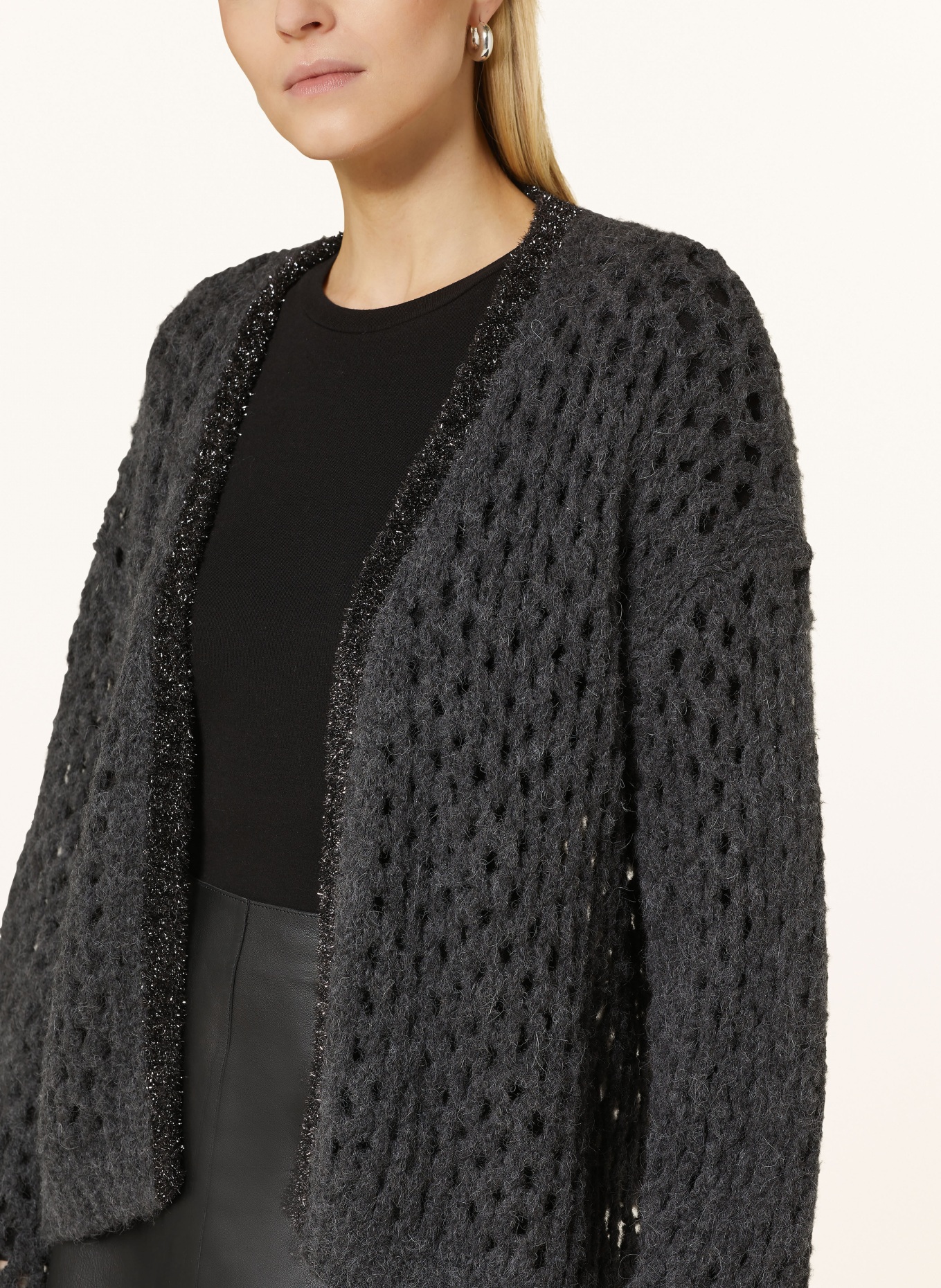 yippie hippie Strickhülle: DUNKELGRAU