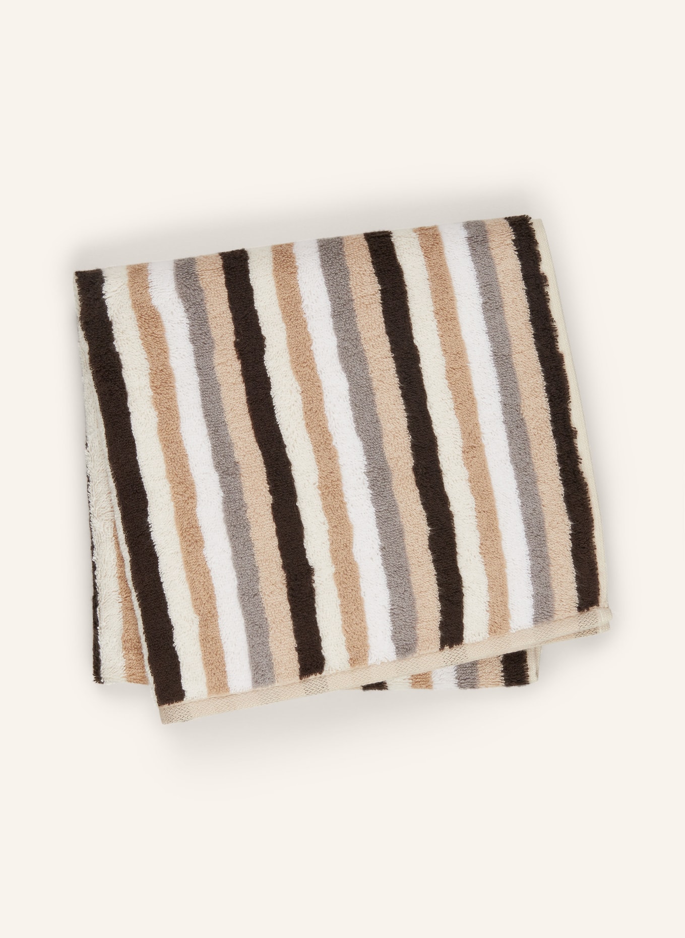 Cawö Towel SHADES, Color: BEIGE/ WHITE/ BLACK (Image 2)