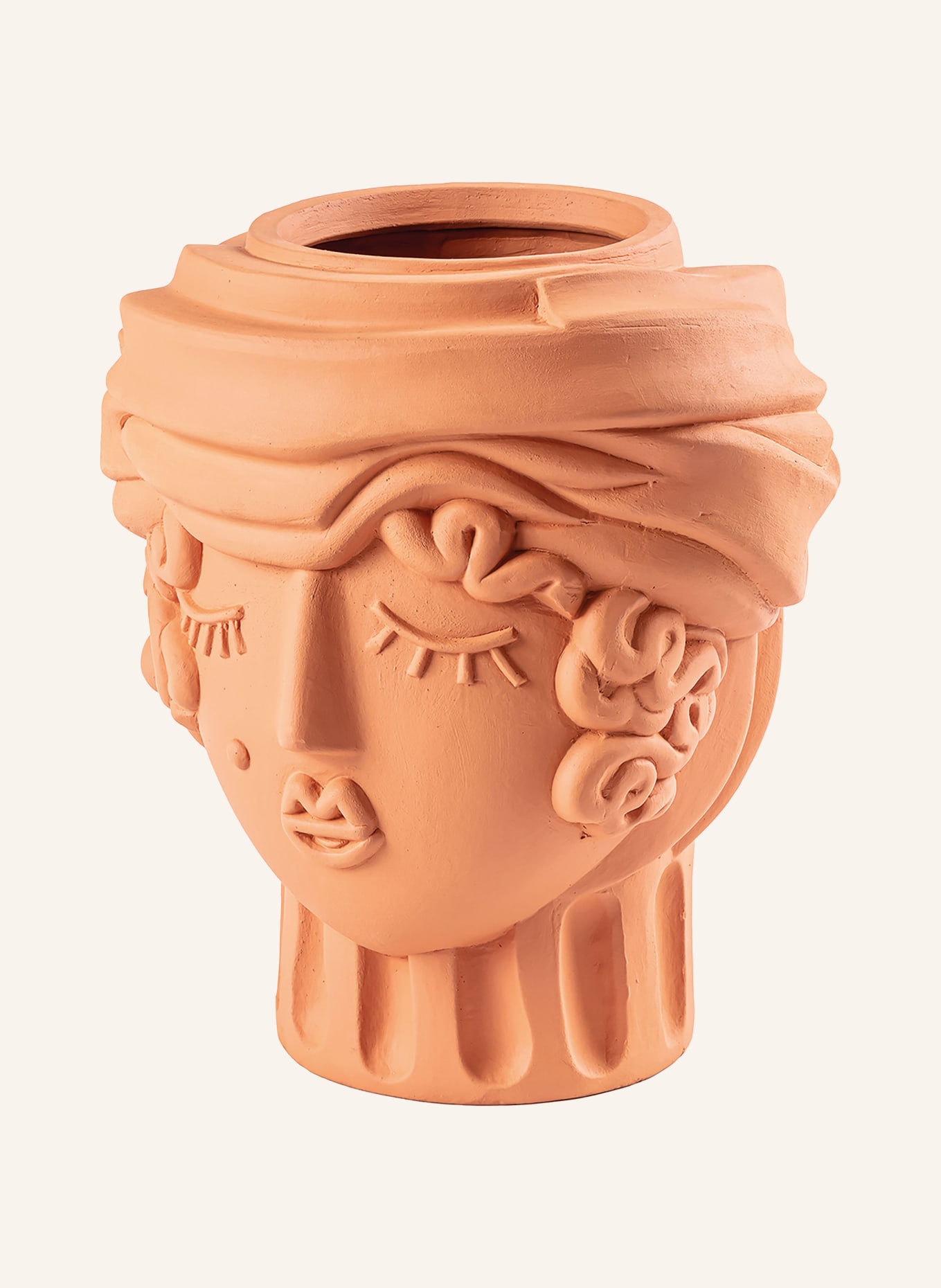 SELETTI Vase MAGNA GRAECIA WOMEN, Color: ORANGE (Image 1)