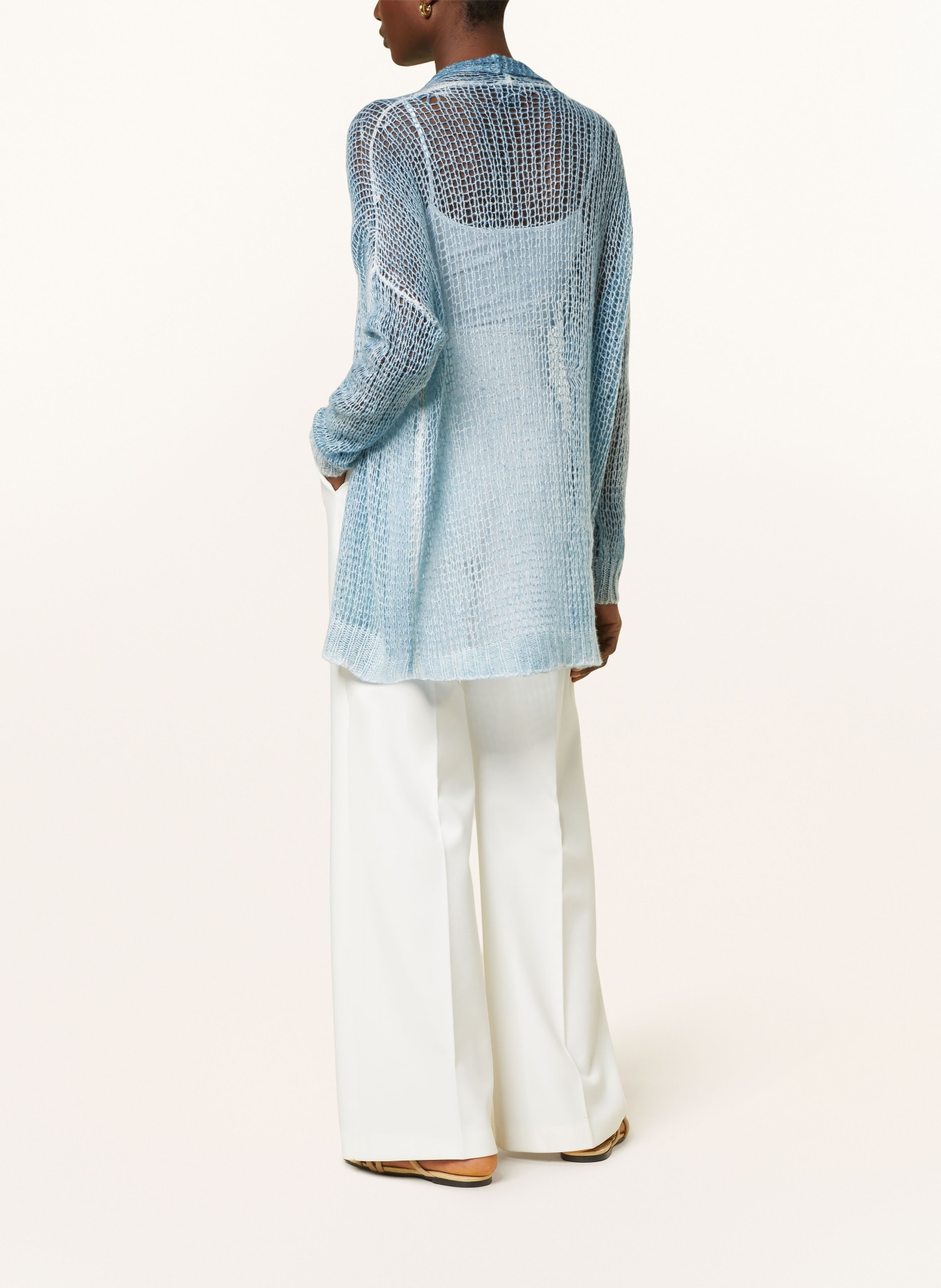 AVANT TOI Knit cardigan made of cashmere, Color: LIGHT BLUE (Image 3)