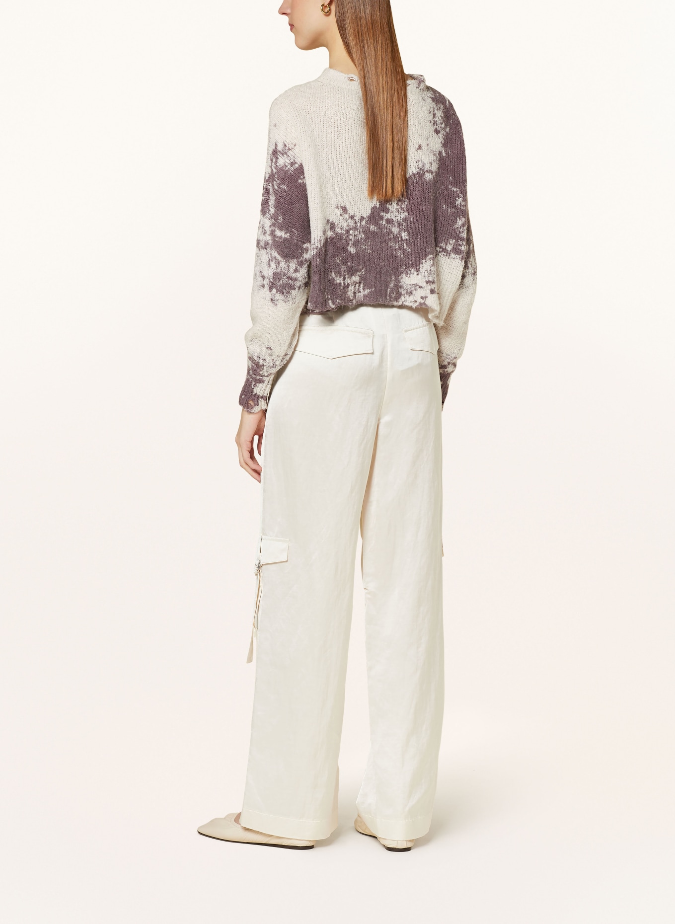 AVANT TOI Cropped-Pullover, Farbe: 18 lavender  grau lavendel (Bild 3)