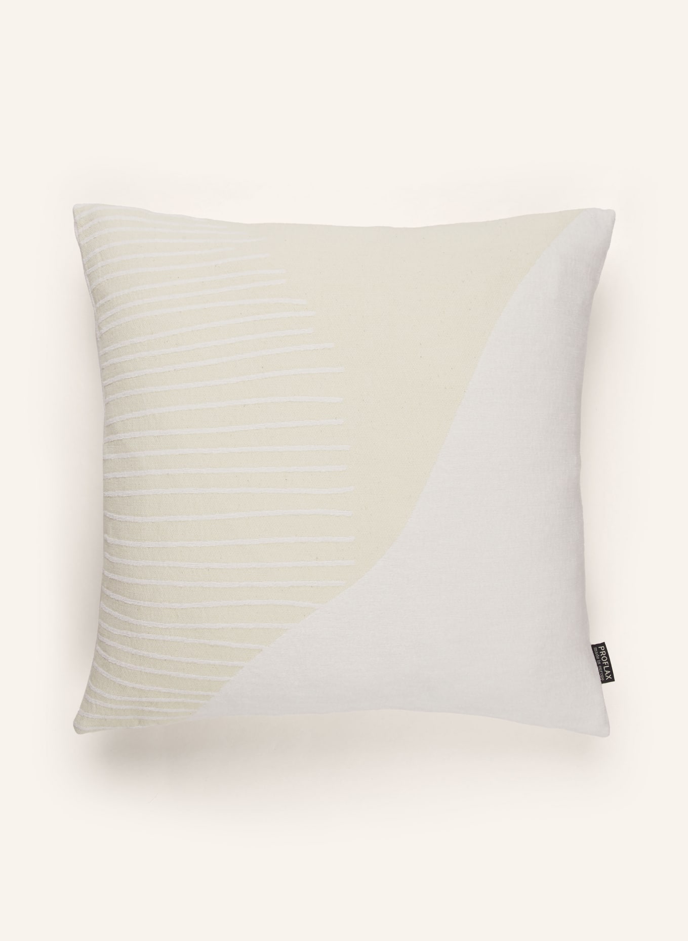 PROFLAX Decorative cushion cover, Color: CREAM/ ECRU (Image 1)