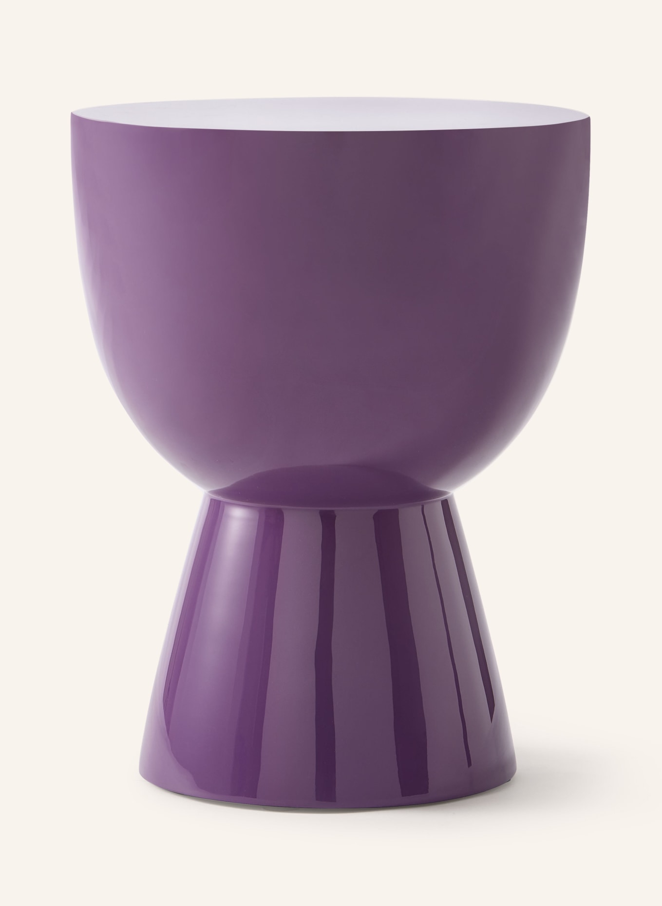 POLSPOTTEN Hocker TAM TAM: DUNKELLILA