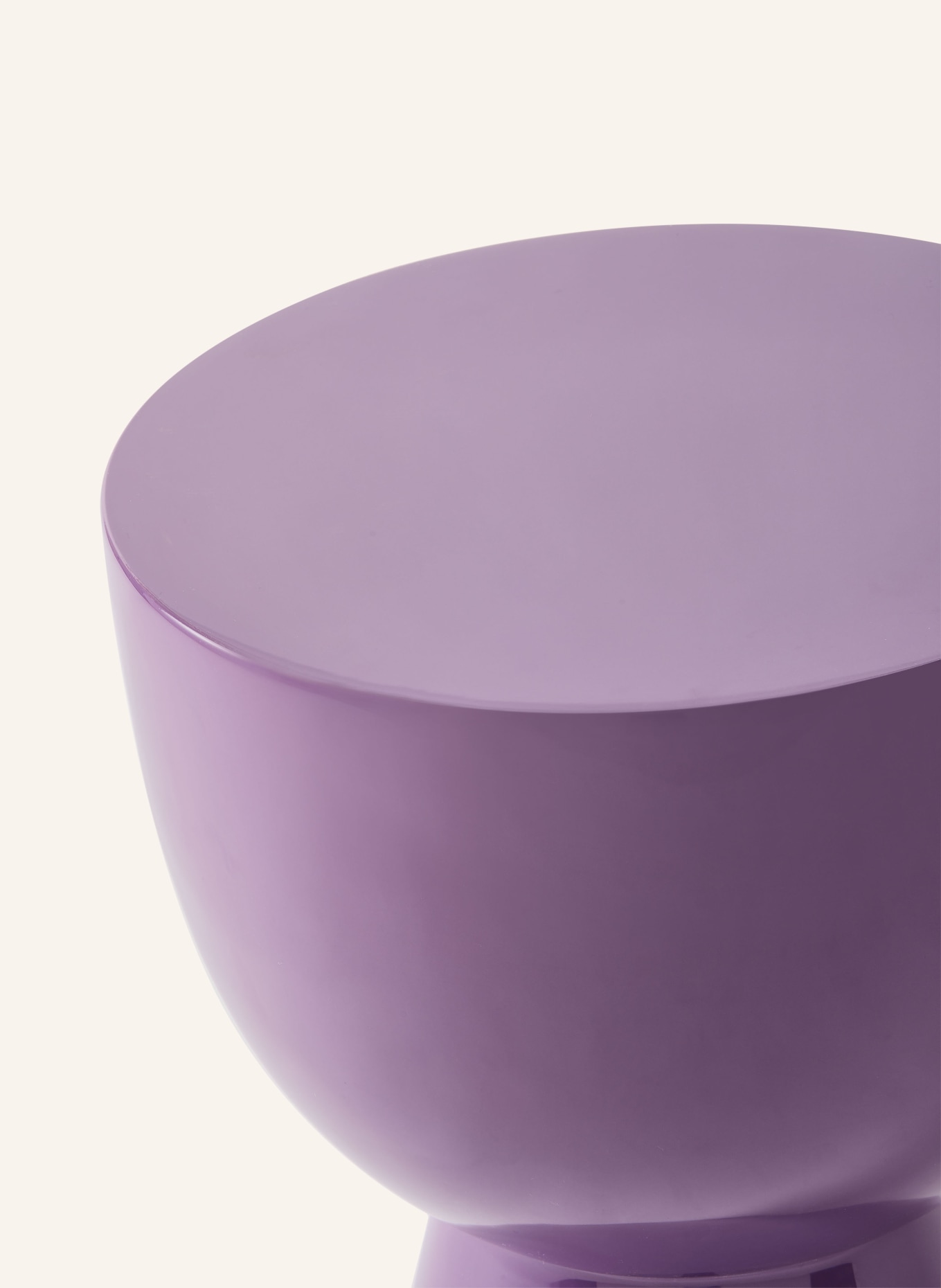 POLSPOTTEN Hocker TAM TAM: DUNKELLILA