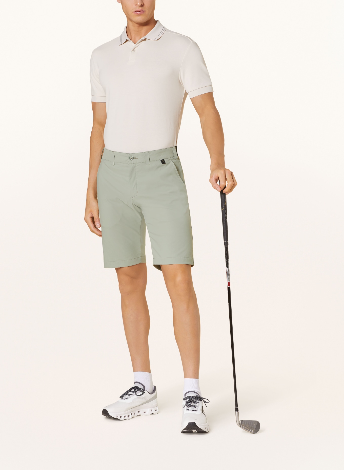 Peak Performance Golf shorts PLAYER, Color: LIGHT GREEN (Image 2)