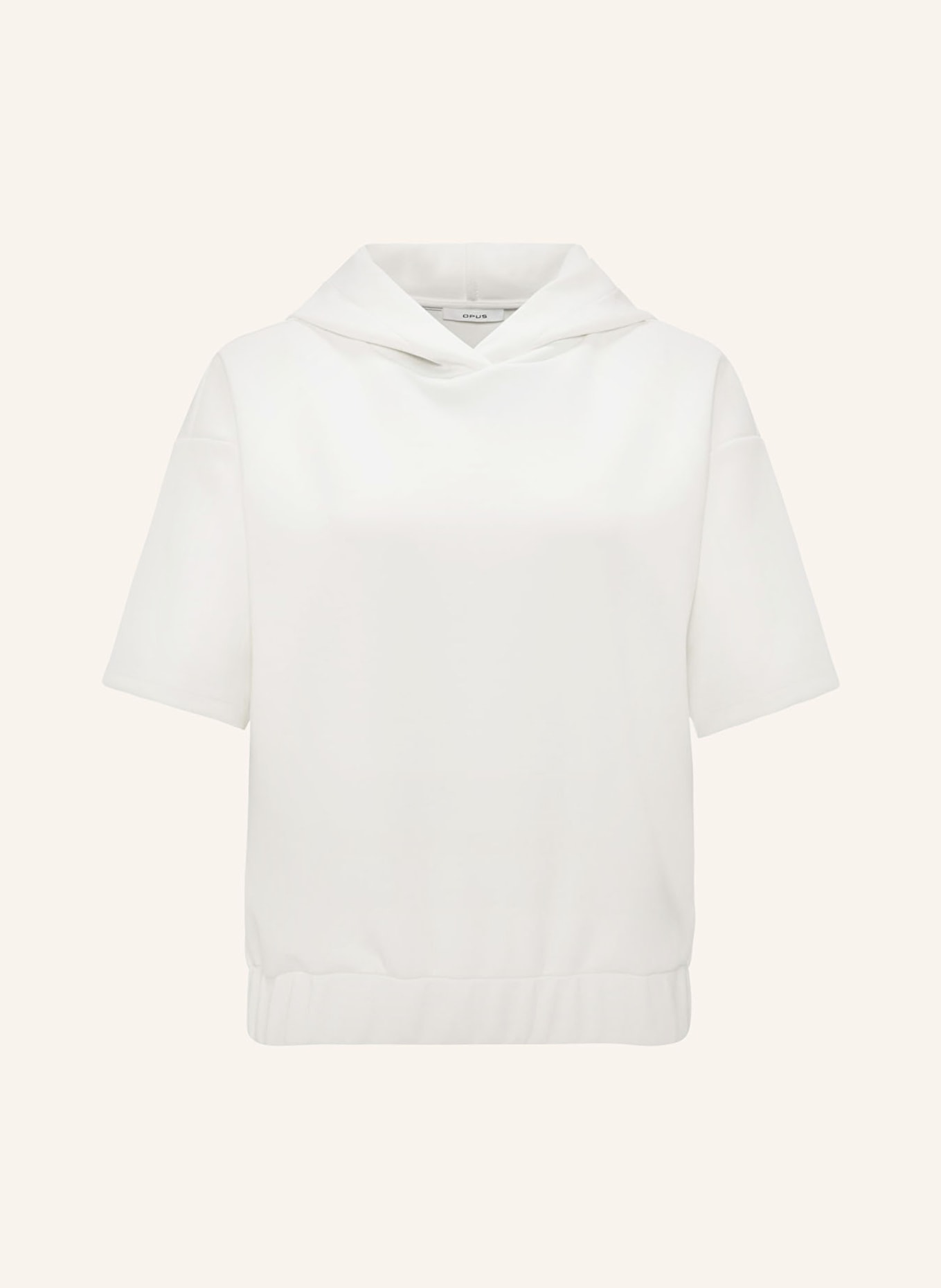 OPUS Bluza z kapturem GERTA, Kolor: ECRU (Obrazek 1)