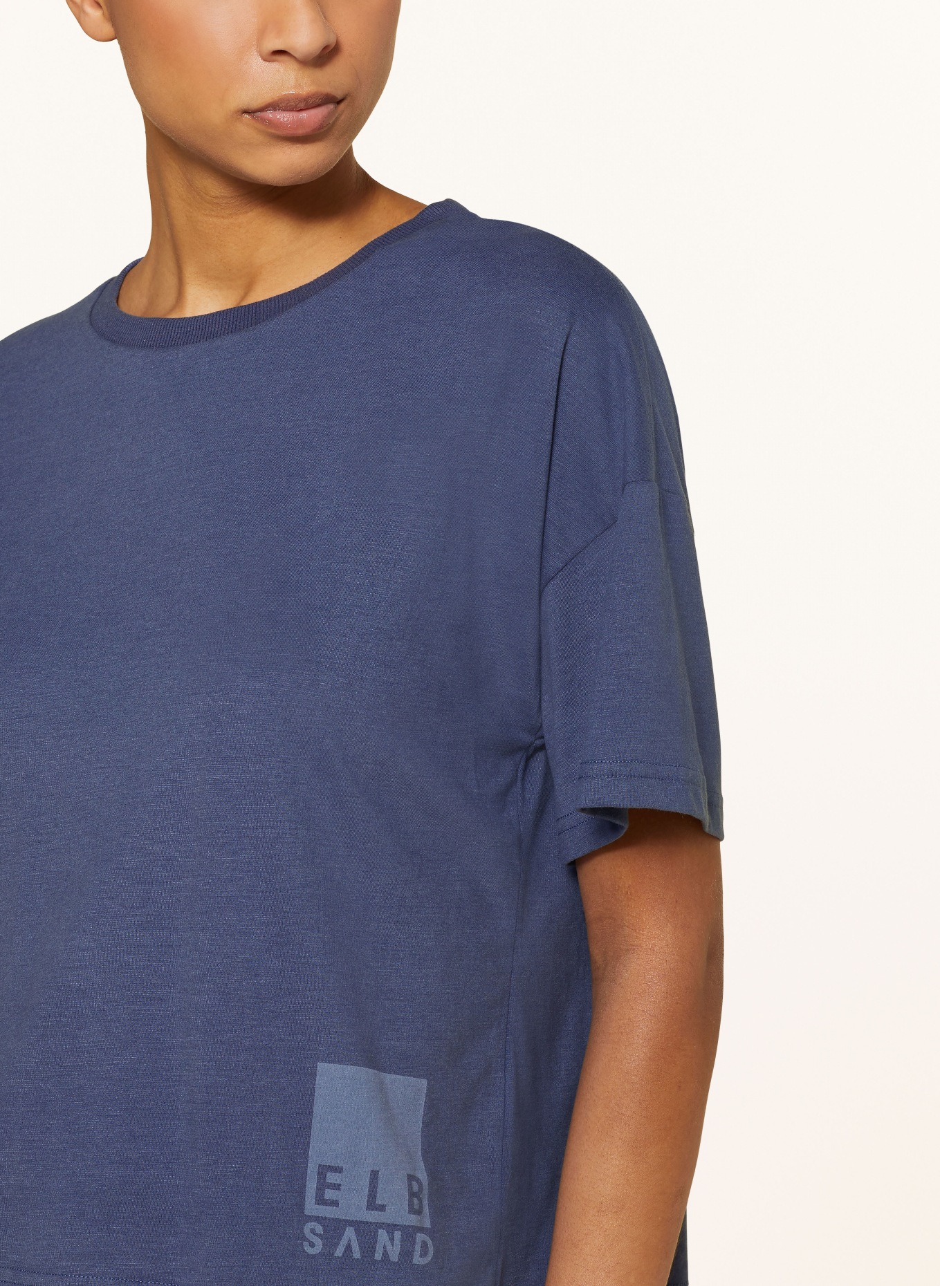 ELBSAND T-shirt DALIA, Color: BLUE (Image 4)