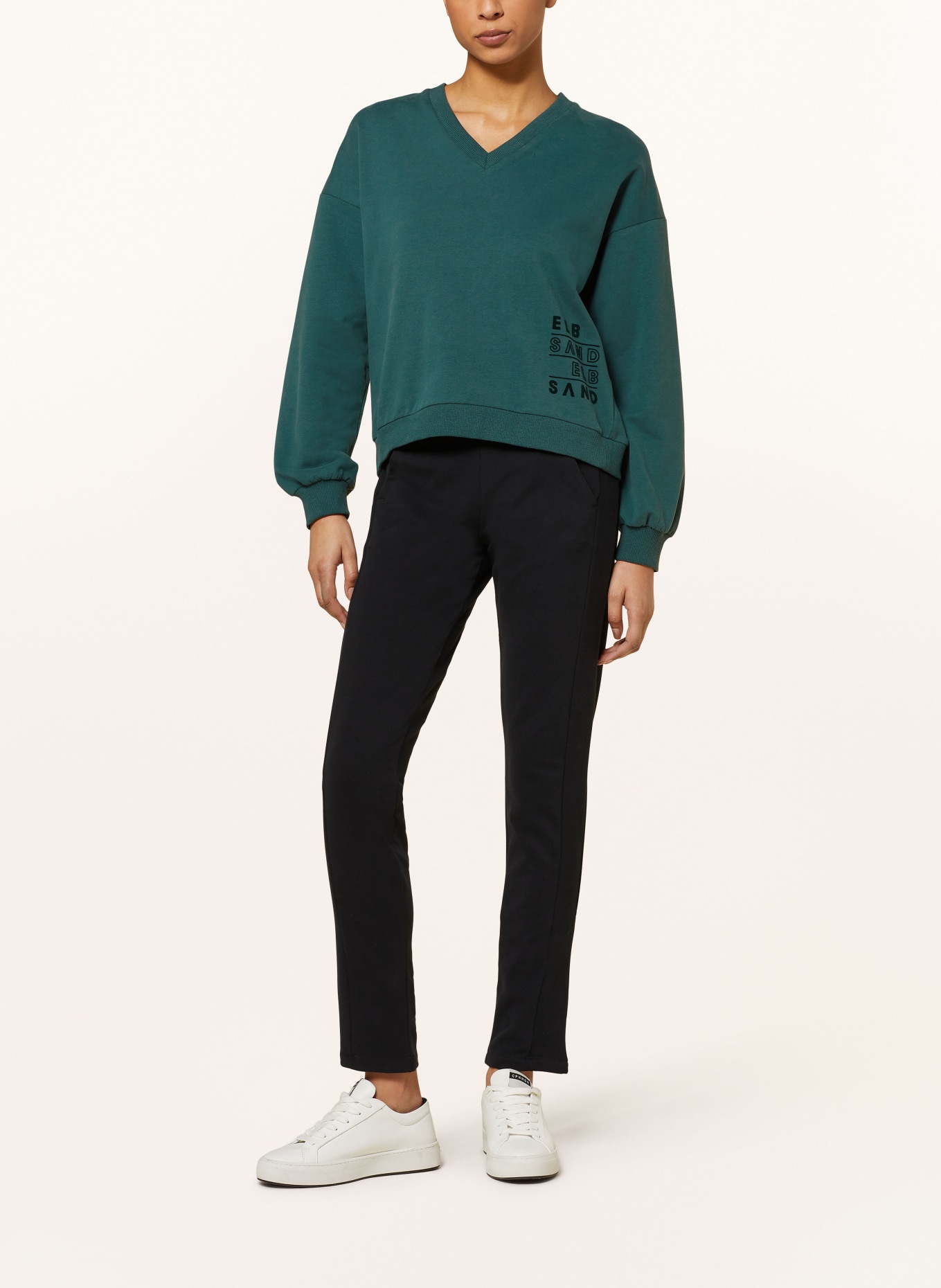 ELBSAND Sweatshirt PERNILLA, Farbe: PETROL (Bild 2)