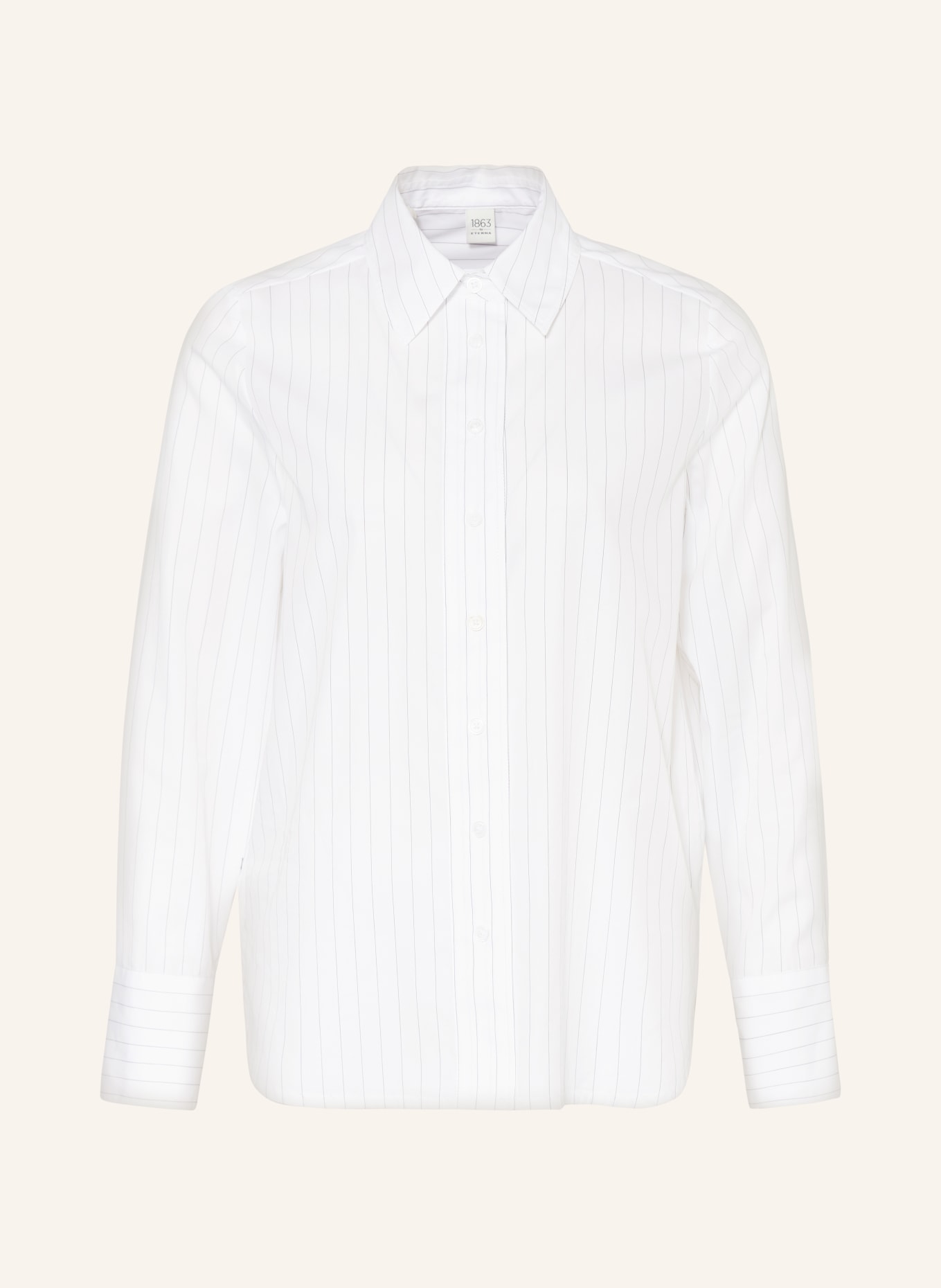 1863 by ETERNA Shirt blouse, Color: BLACK/ WHITE (Image 1)