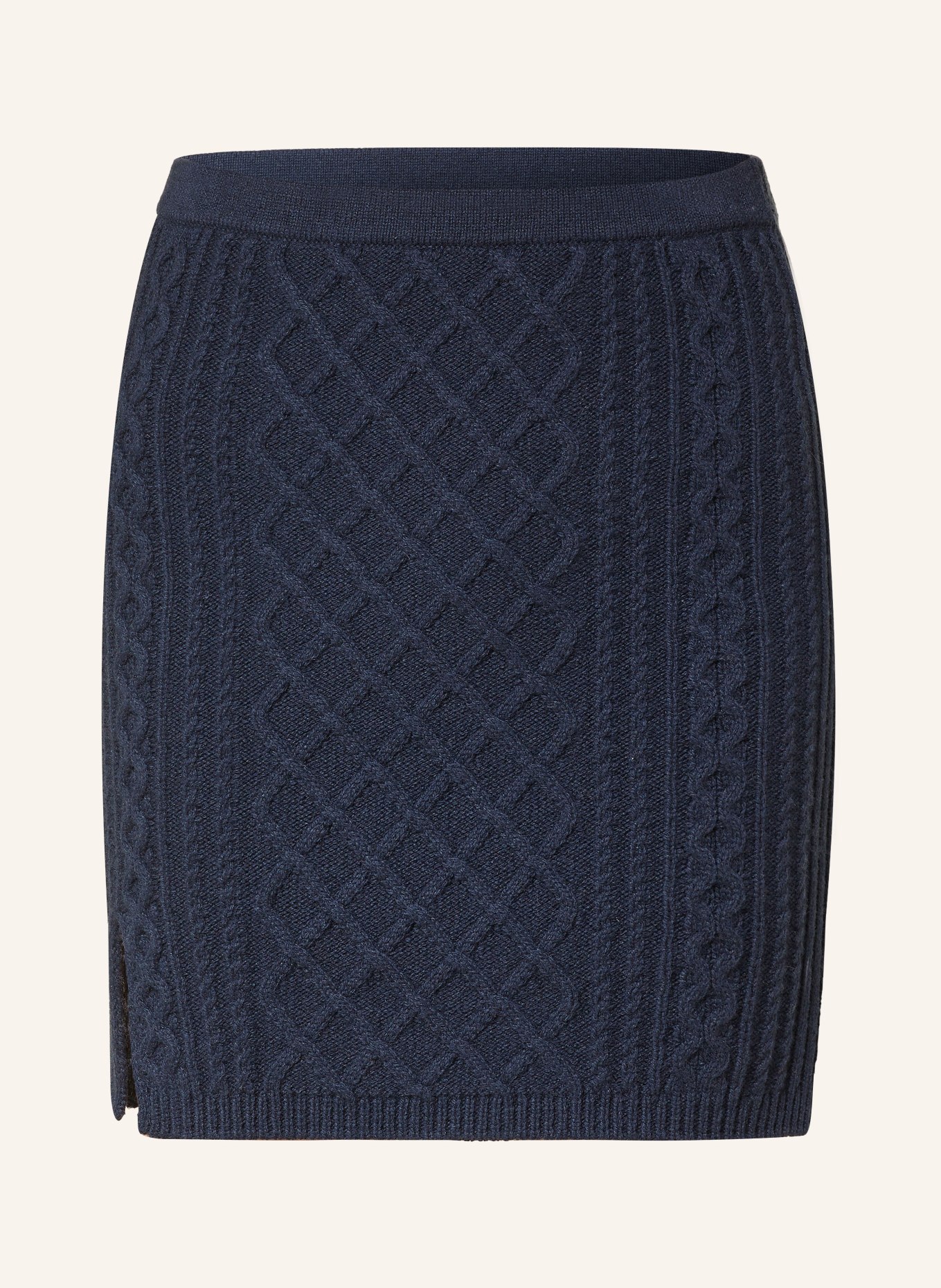 SAMSØE SAMSØE Spódnica z dzianiny SADENE: GRANATOWY